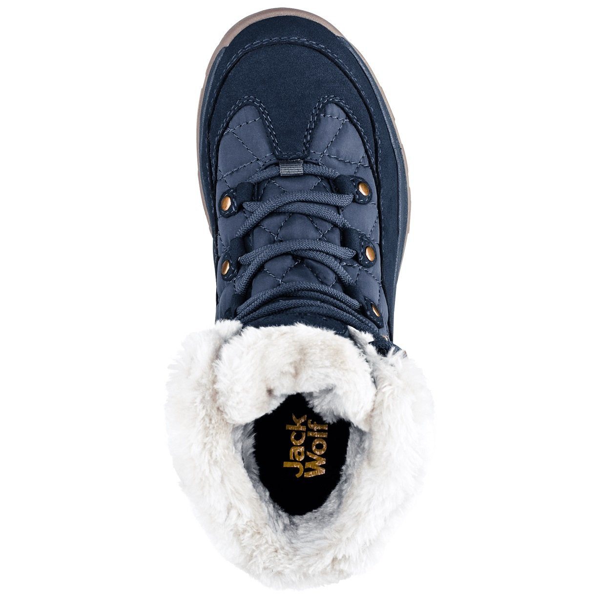 Jack Wolfskin Cold Bay Mid Texapore (wasserdicht) dunkelblau Damen Winterstiefel