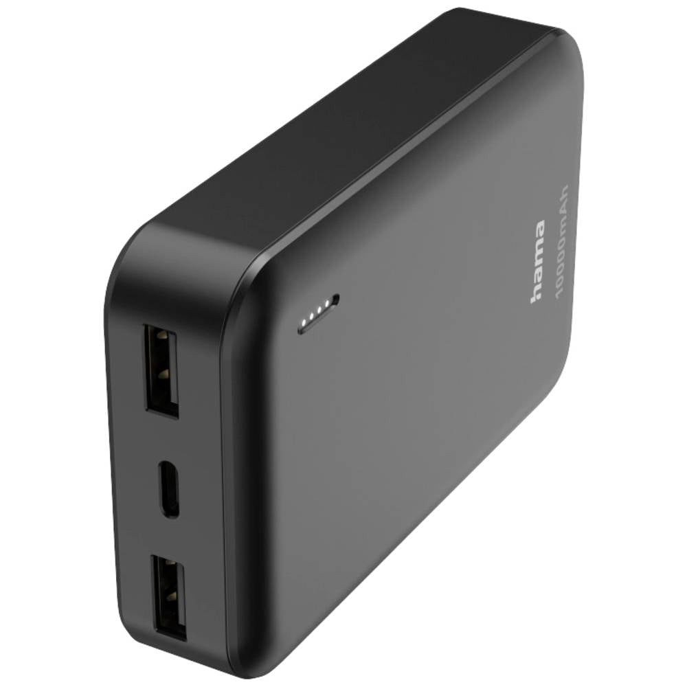 Hama Power Pack "", 10000mAh, Ausgänge: 2x USB-A Powerbank