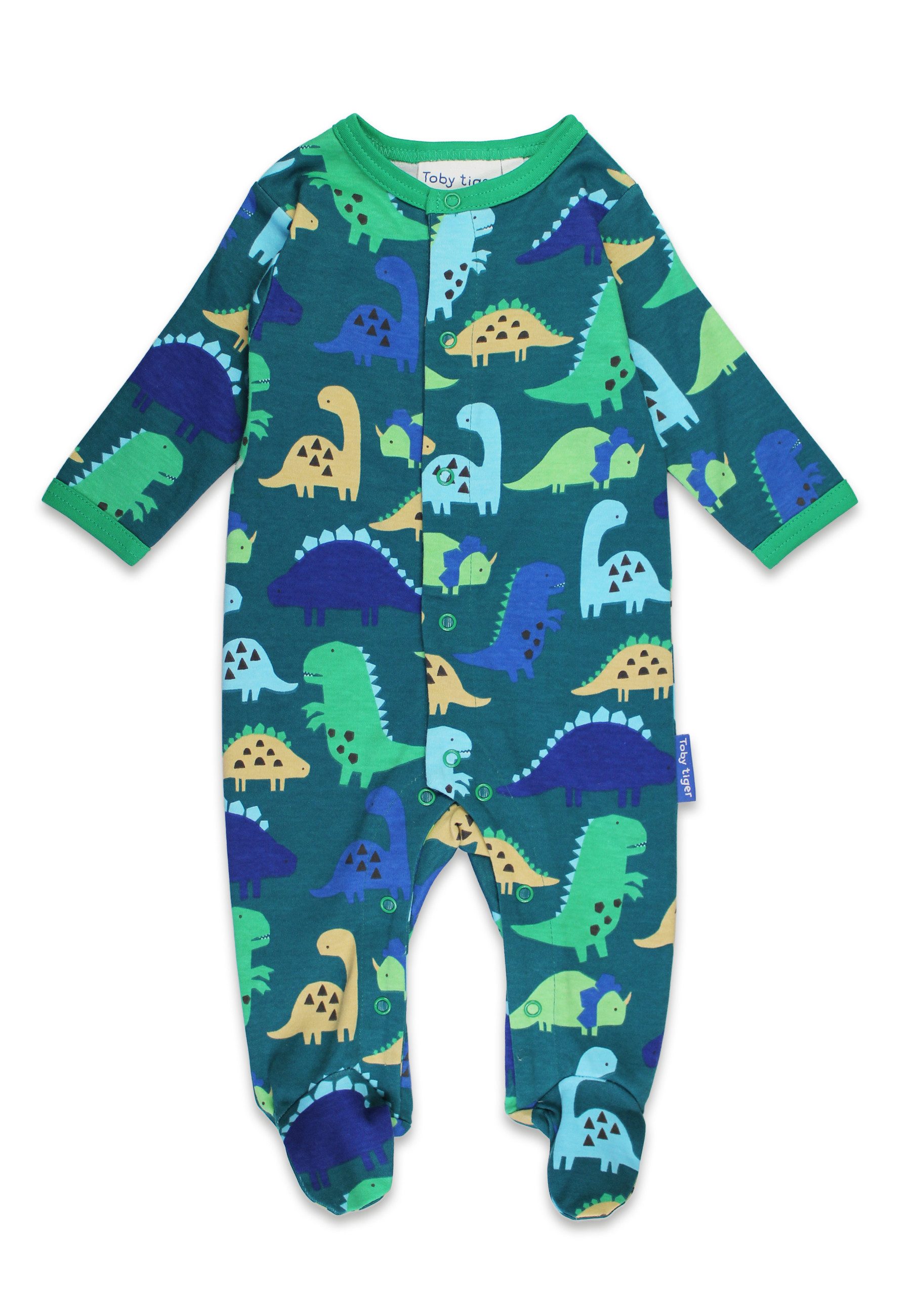 Toby Tiger Strampler Strampler mit Dinosaurier Print