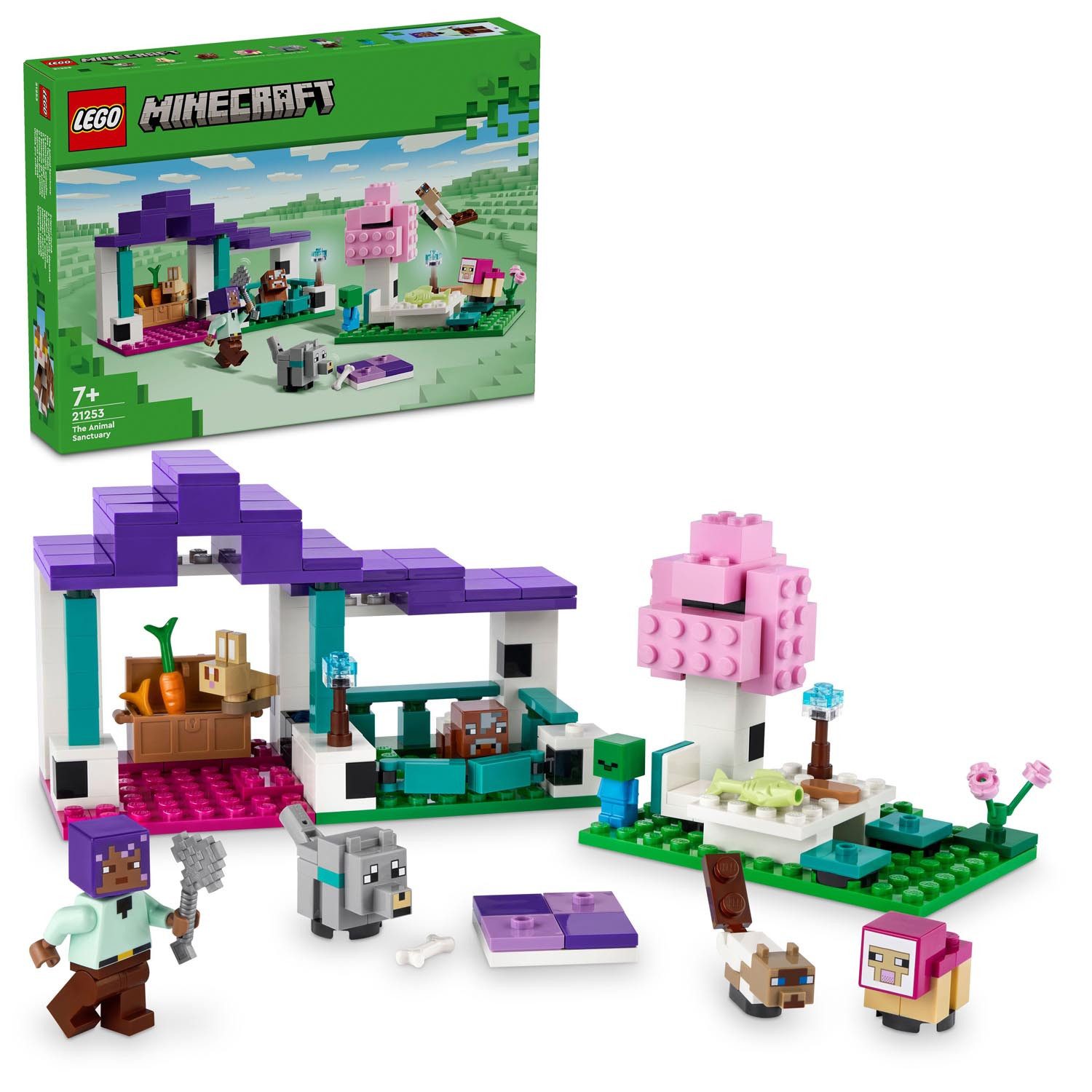 LEGO® LEGO® 21253 Minecraft - Das Tierheim Konstruktions-Spielset günstig online kaufen