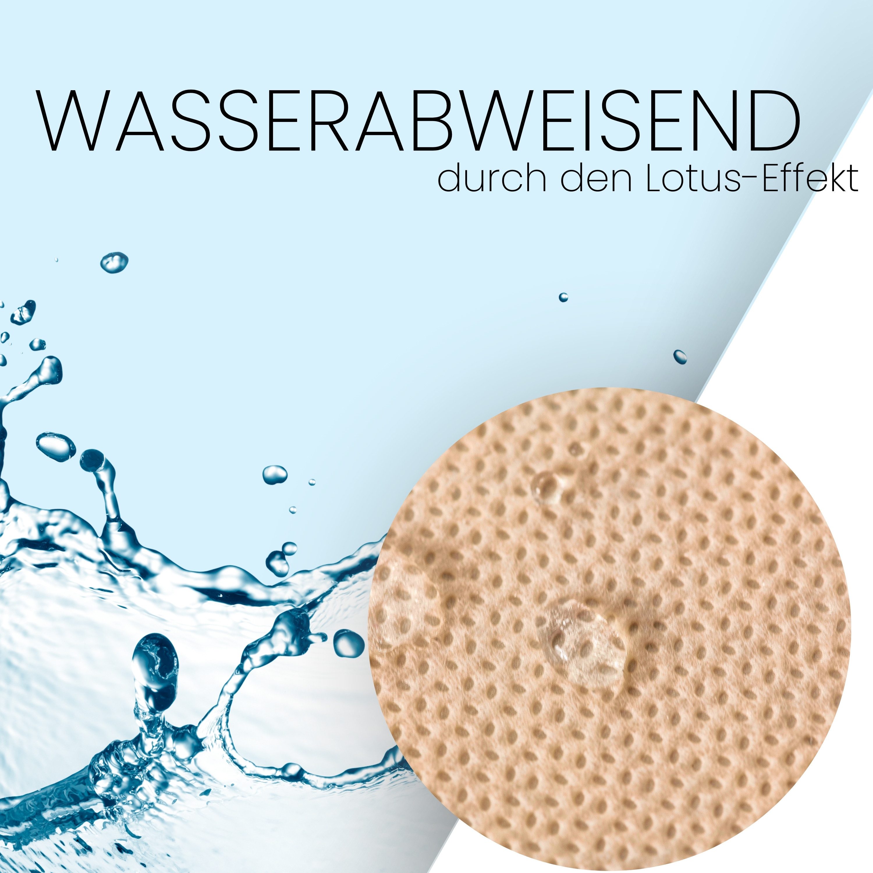 Sensalux Tischdecke Tischdeckenrolle 80g/m², bis zu 45% Recyclat, 0,99m x 10m, Creme – Bild 3 von 5