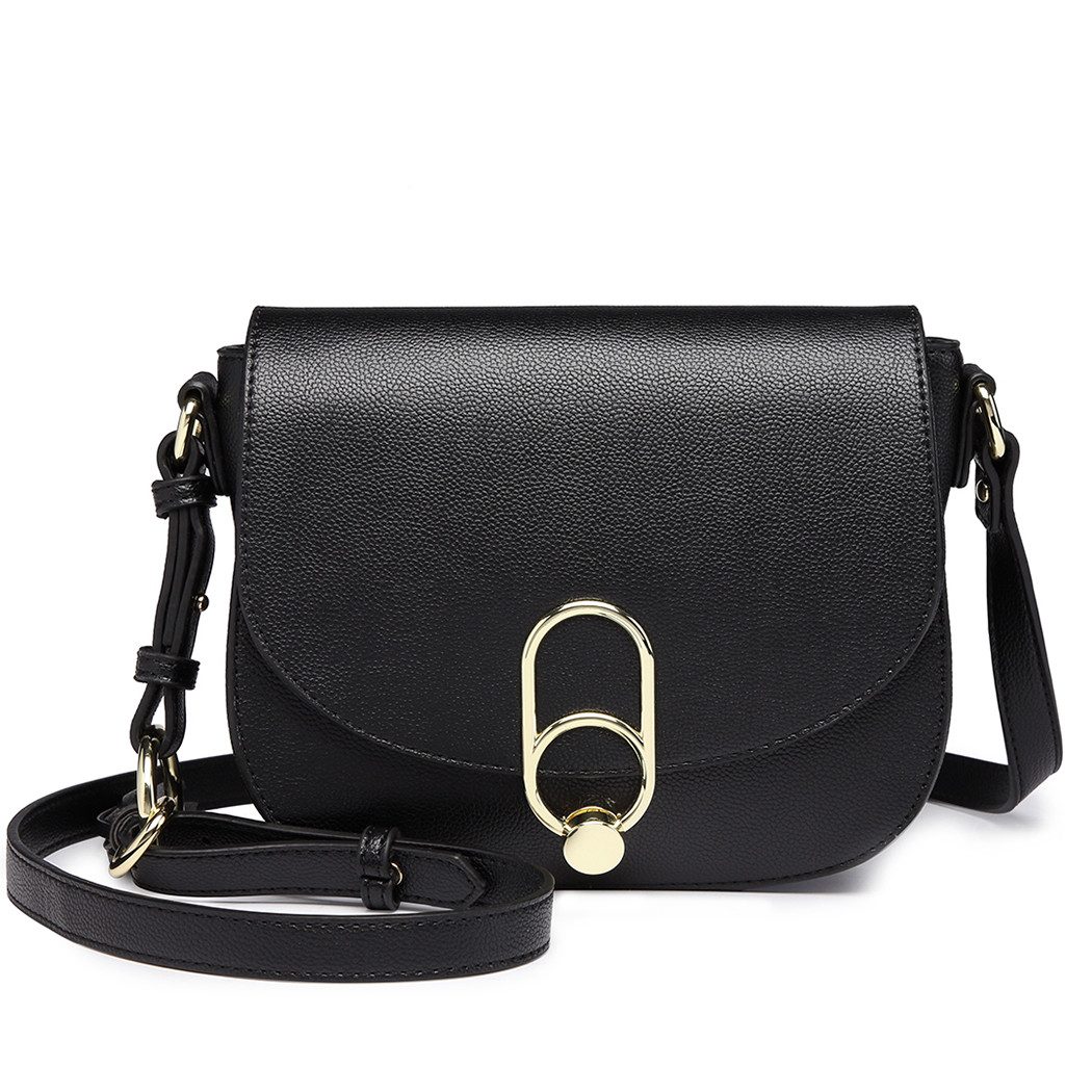 Miss Lulu Umhängetasche Schultertasche Damen Cross Body Bag Modern Mit Reißverschluss