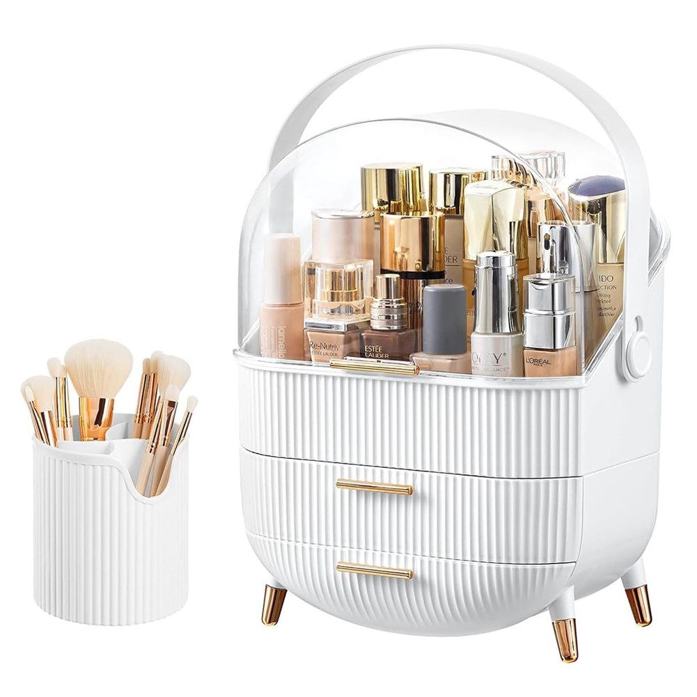 HT Make-Up Organizer und Aufbewahrung, tragbar, wasserdicht, staubdicht, Or günstig online kaufen