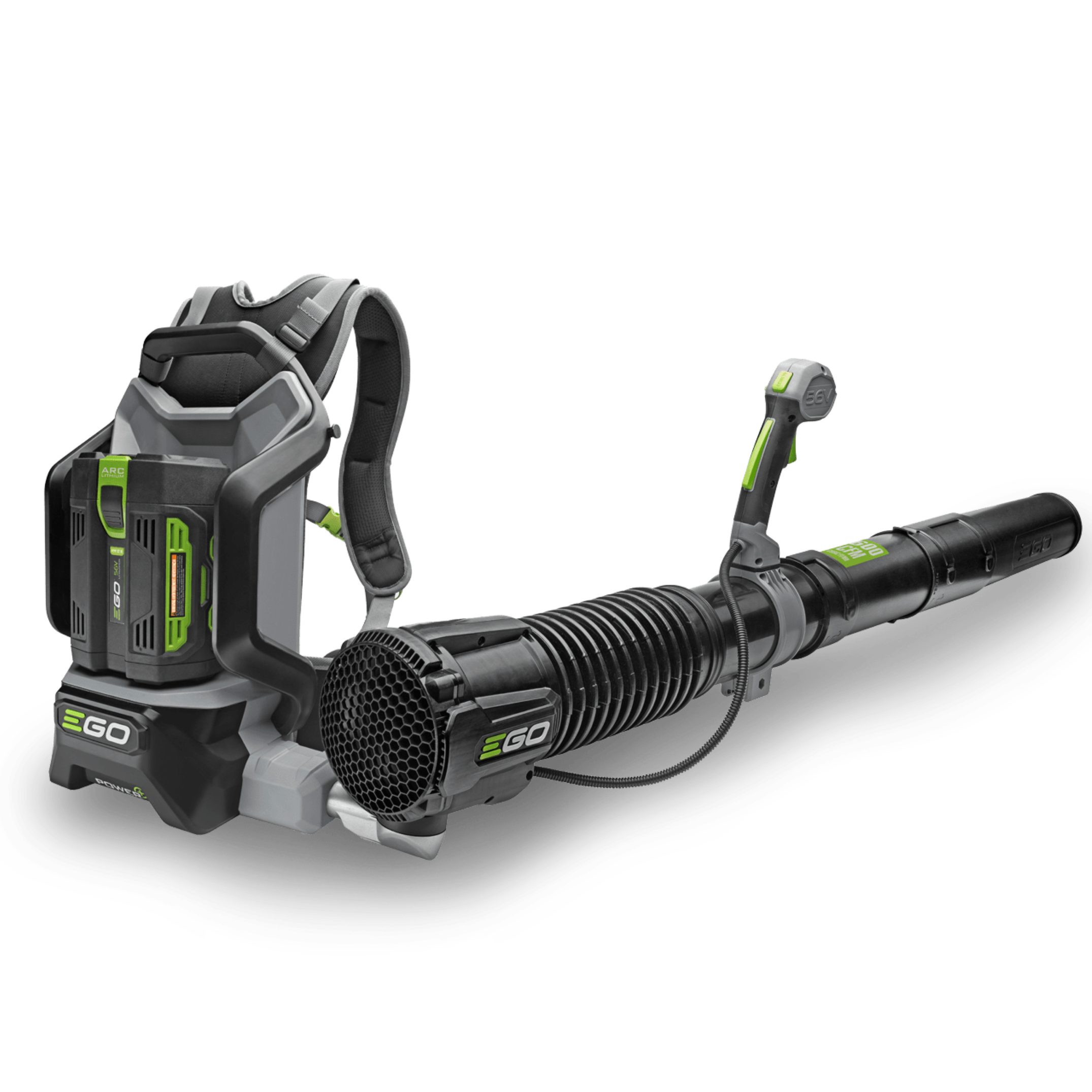 EGO Europe Akku-Laubbläser EGO Rückenlaubbläser 1019m³/h mit 10.0 Ah Akku und Ladegerät LB6000E-K