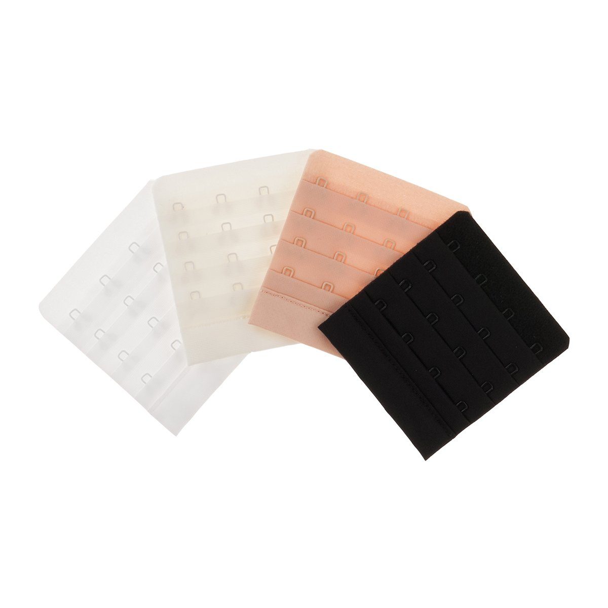 Miss Perfect BH-Verlängerung W2G50540-63, 1, 2, 3 oder 4 Haken und softer Plüschrückseite im 4er- oder 6er-Set