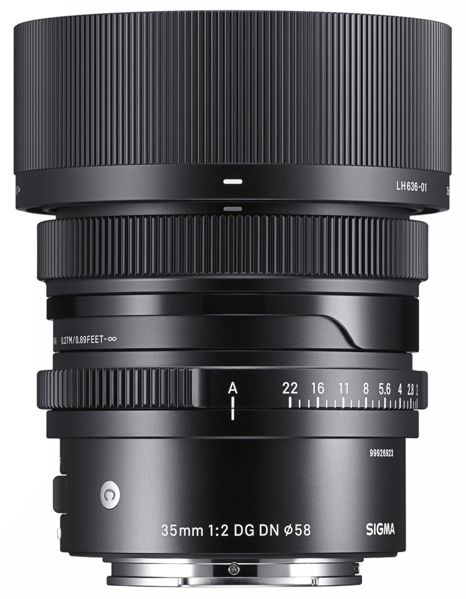 SIGMA 35mm f2,0 DG DN (C) für Sony-E Objektiv