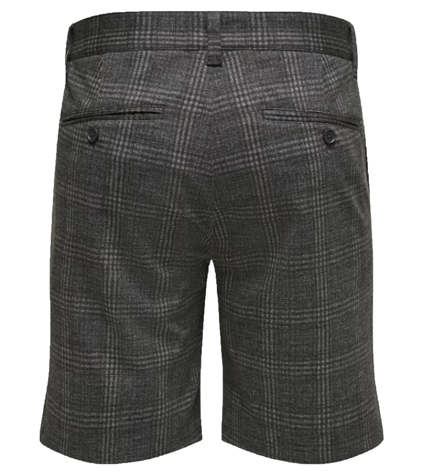 Bermudas & Chino-Shorts Print ONLY SONS SONS Grau ONLY & Mark Business-Bermuda Herren