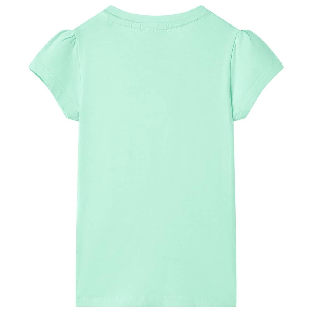vidaXL T-Shirt Kinder-T-Shirt Knallgrün 116