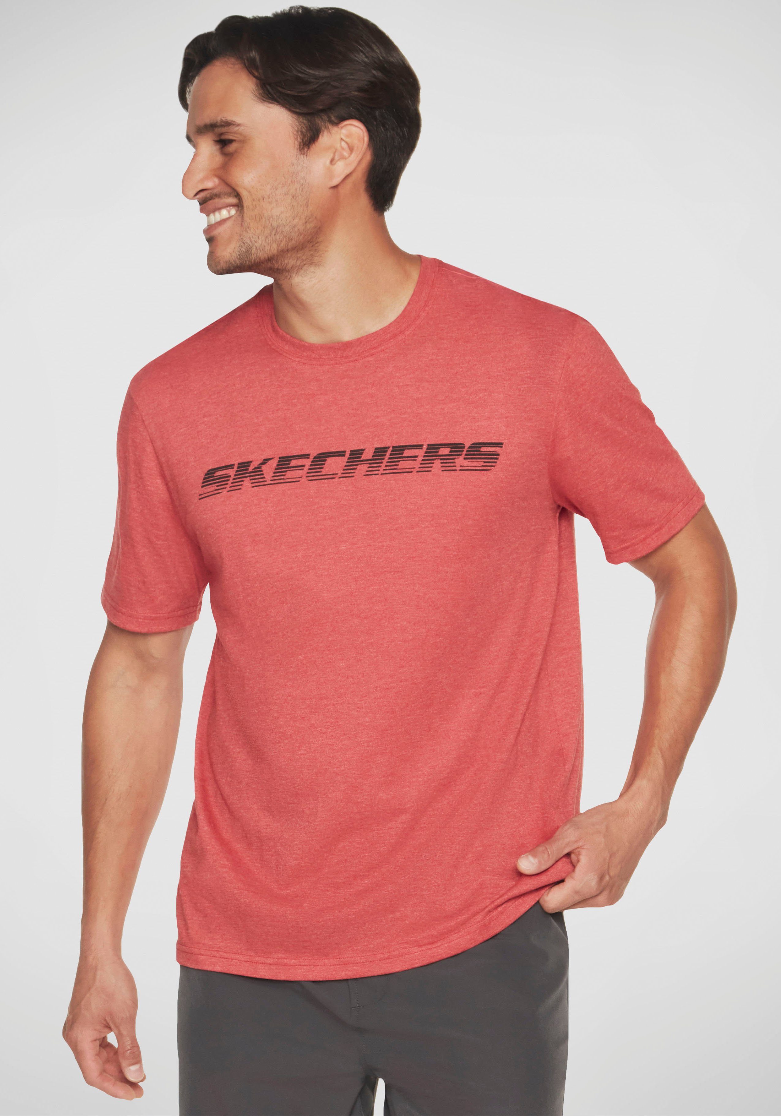 rot Skechers MOTION T-Shirt TEE