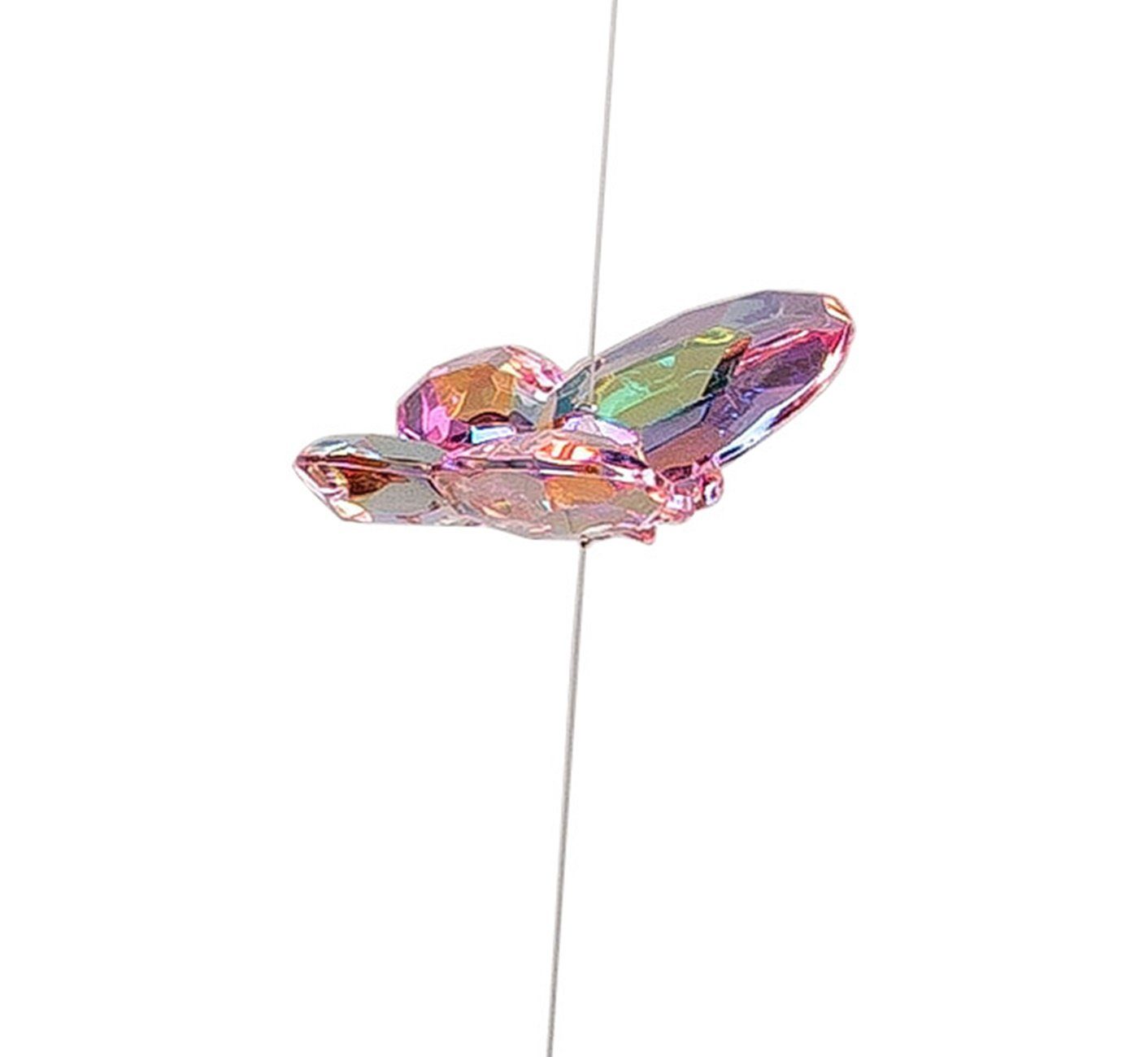Fensterdeko St) Blumen-Dek edle Hängedekoration mit dekojohnson dekojohnson Schmetterling-Acryl-Hänger (1