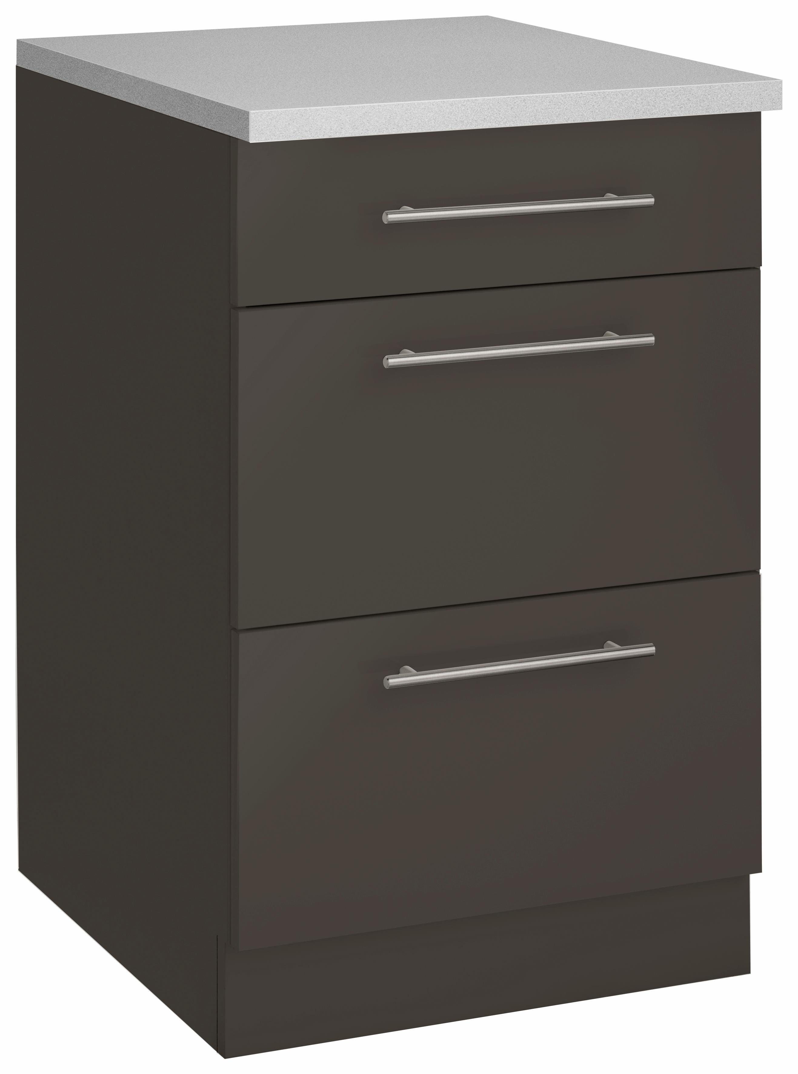 wiho Küchen Unterschrank "Cali", 50 cm breit, mit 2 großen Auszügen günstig online kaufen