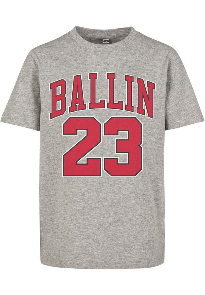 MisterTee Kurzarmshirt Kinder Kids Ballin 23 Tee (1-tlg), Stylisches T-Shirt  aus angenehmer Baumwollmischung