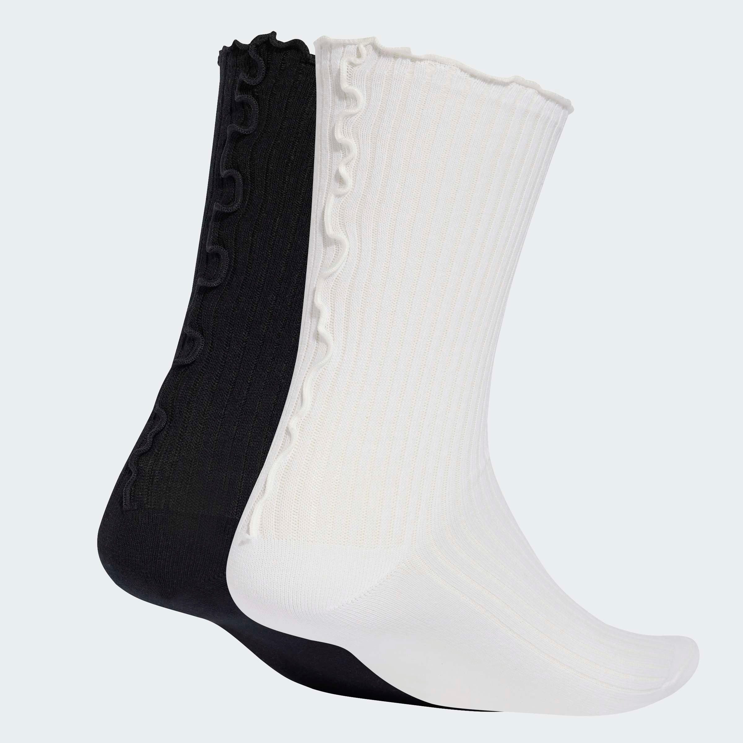 adidas Originals Sportsocken RUFFLE CR S 2P für Erwachsene, im praktischen 2er-Set