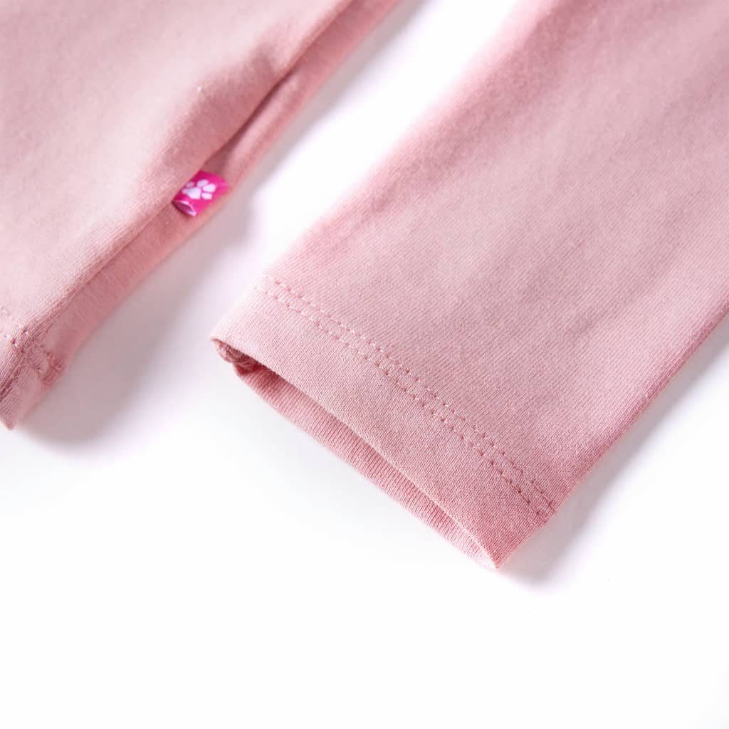 vidaXL Langarmshirt Kinder-Langarmshirt Hellrosa 104