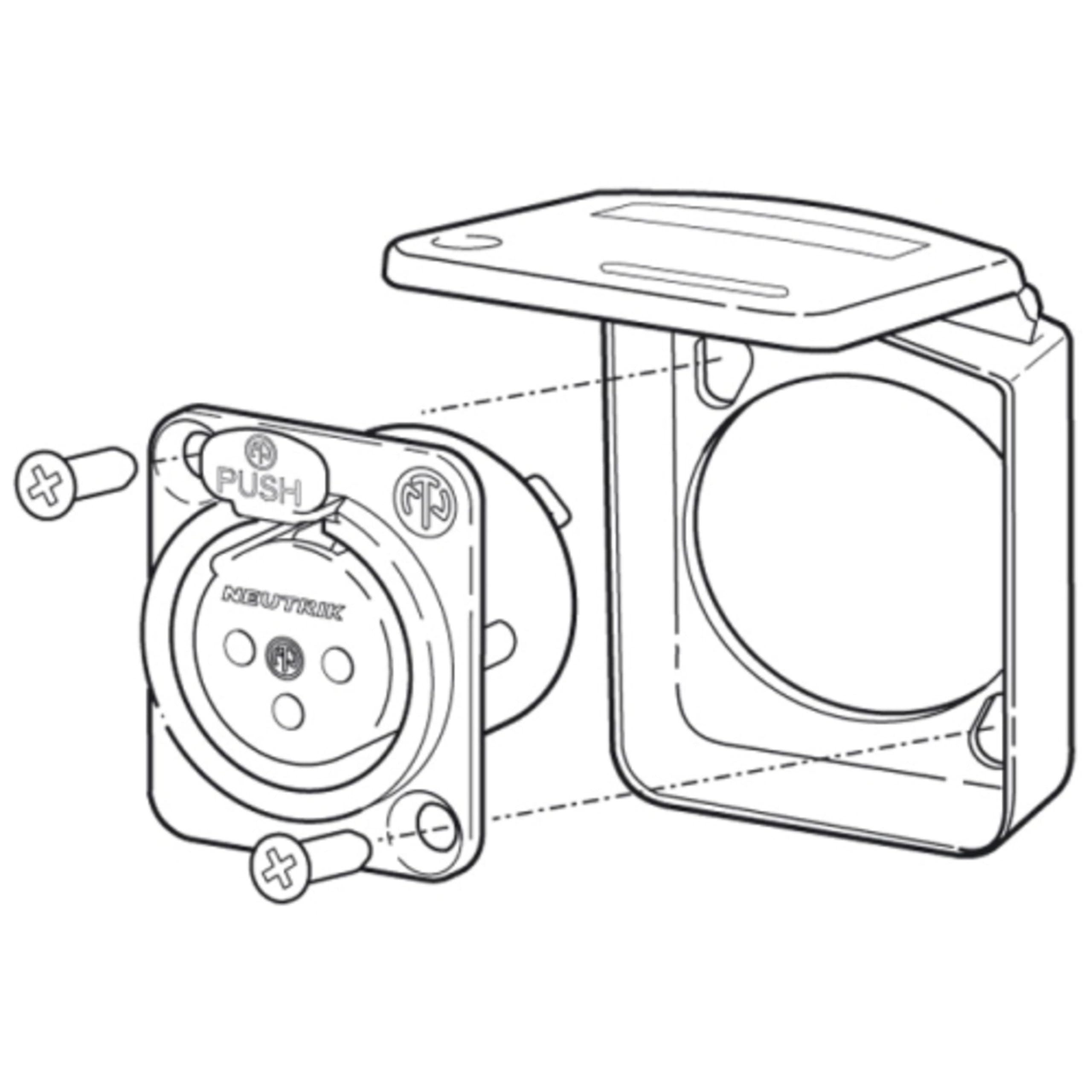 Thumbnail - Neutrik Lautsprecherstecker, (SCDX-5 Dichtklappe Grün Einbaubuchse Hochwertige Verarbeitung Langlebig Robust, Stecker & ...