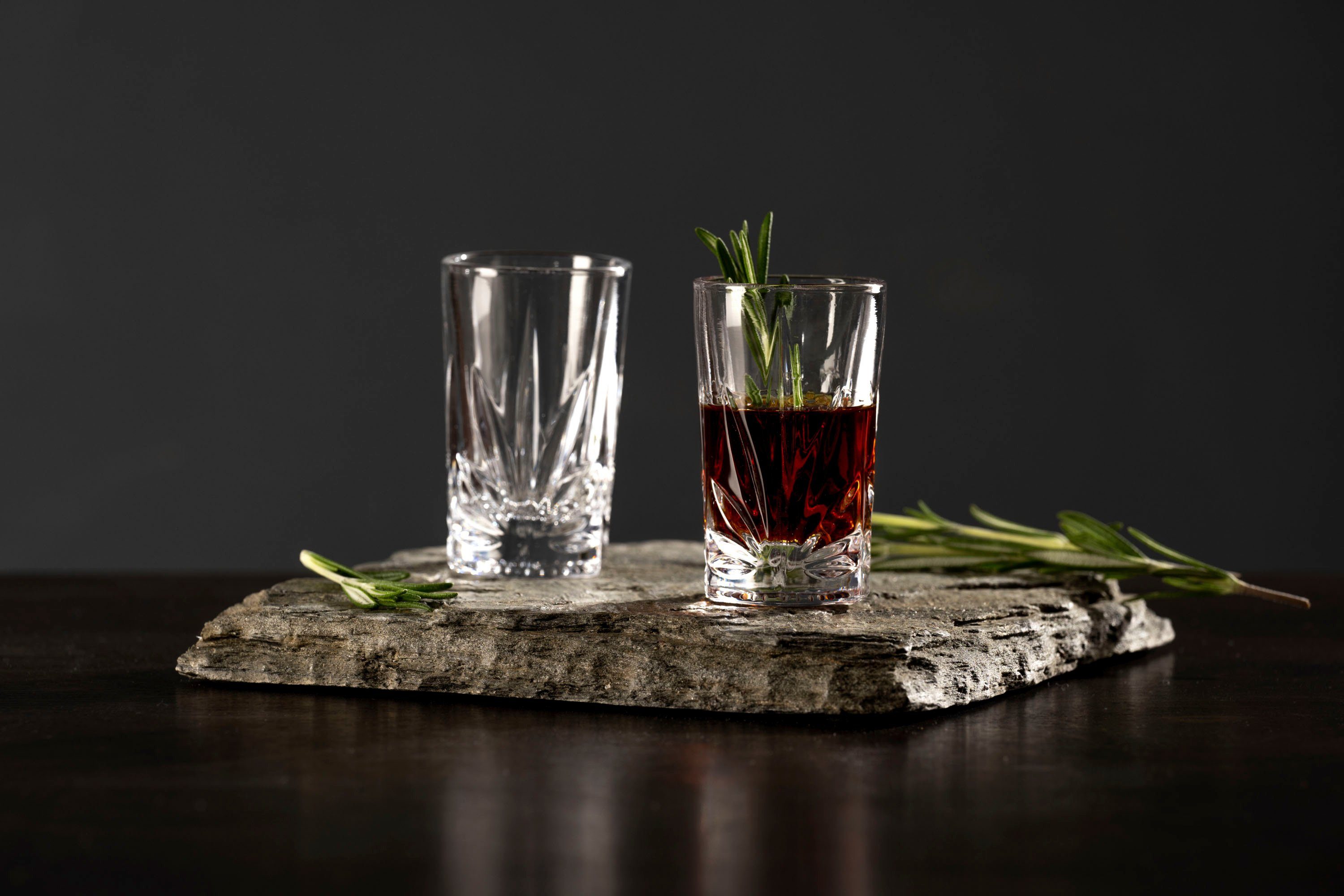 LEONARDO Schnapsglas CAPRI, 4-tlg., Glas, 70 ml, 4-teilig
