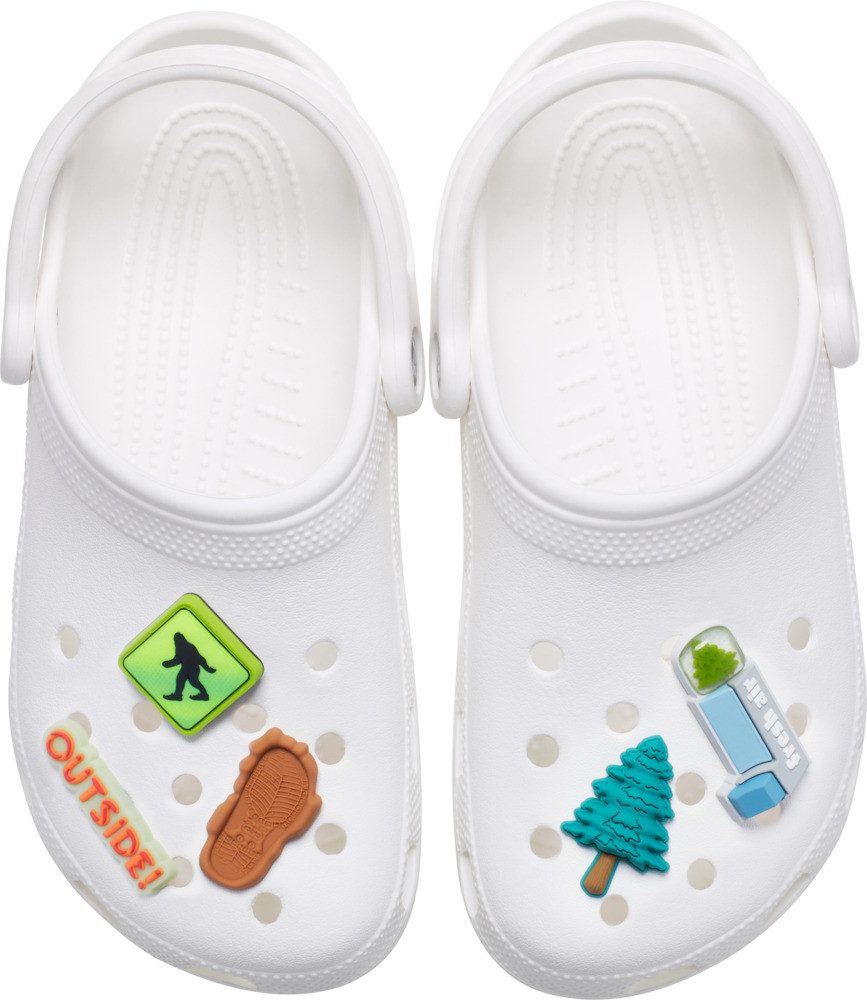 Crocs Schuhanstecker Jibbitz™ Sasquatch Adventure (Set, 5-tlg., Kein Spielzeug. Nicht für Kinder unter 3 Jahren geeignet), Schuh Anstecker im Outdoor Look