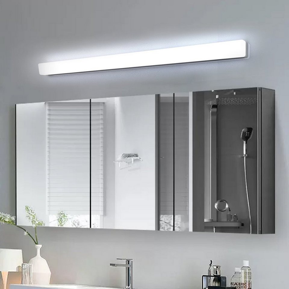 IP44 wasserdicht, 6500k, Light iscooter integriert, LED Wandleuchte Badezimmer Spiegelleuchte Badleuchte, Neutralweiß LED Spiegelleuchte fest LED 1620lm, Make-up Tageslichtweiß, Spiegelleuchte LED