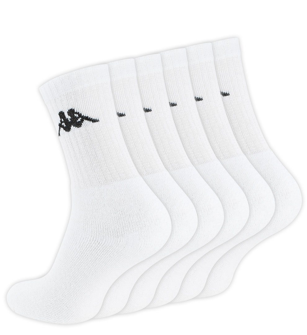 Kappa Tennissocken (6-Paar) mit Frottee weiß | Socken