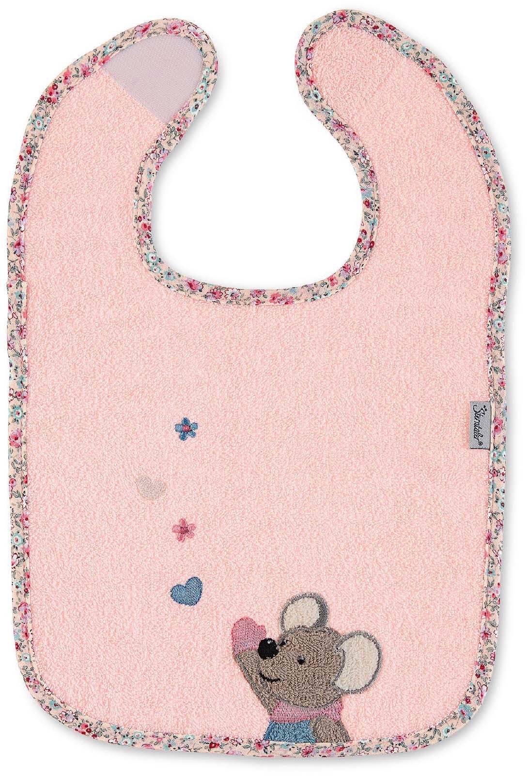 Sterntaler® Слюнявчики Klettlätzchen, Mabel Frottee, zartrosa