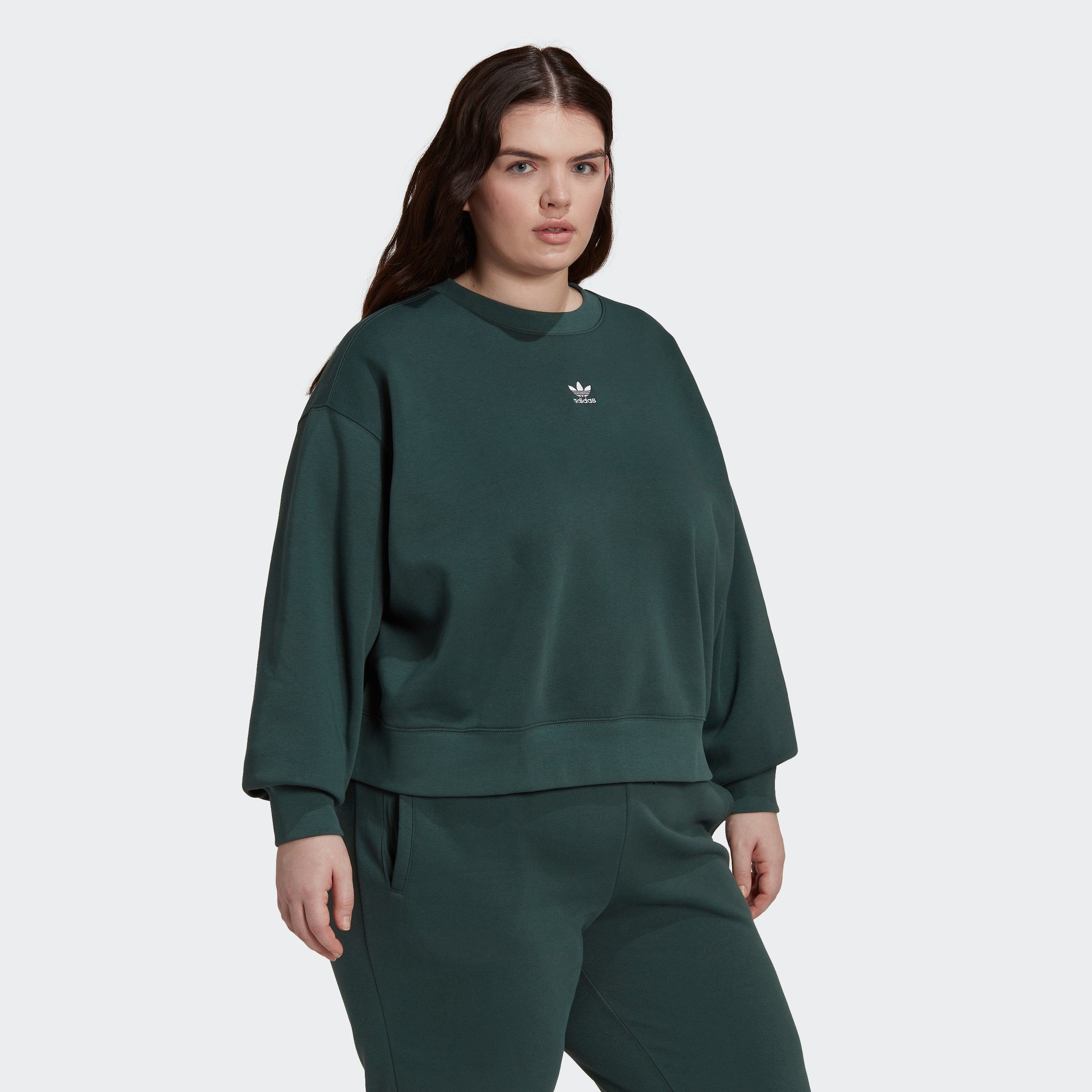 adidas Originals ADICOLOR ESSENTIALS grün – GRÖSSEN Sweatshirt GROSSE