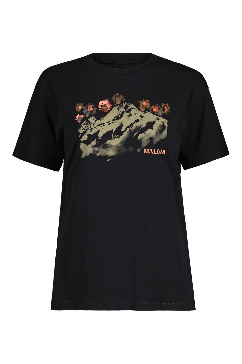 Maloja T-Shirt Maloja W Argualam. T-shirt Damen Kurzarm-Shirt Moonless