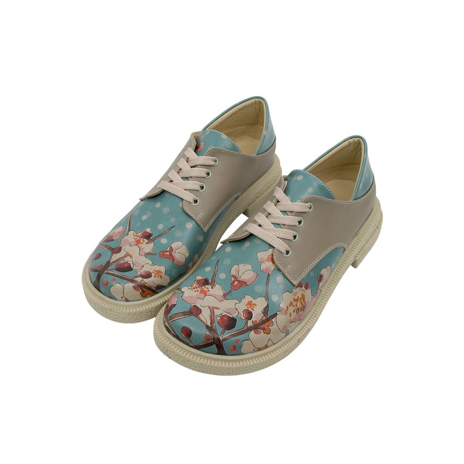 Diana Schnürschuh Blue Ground Damen Halbschuhe Outdoorschuh