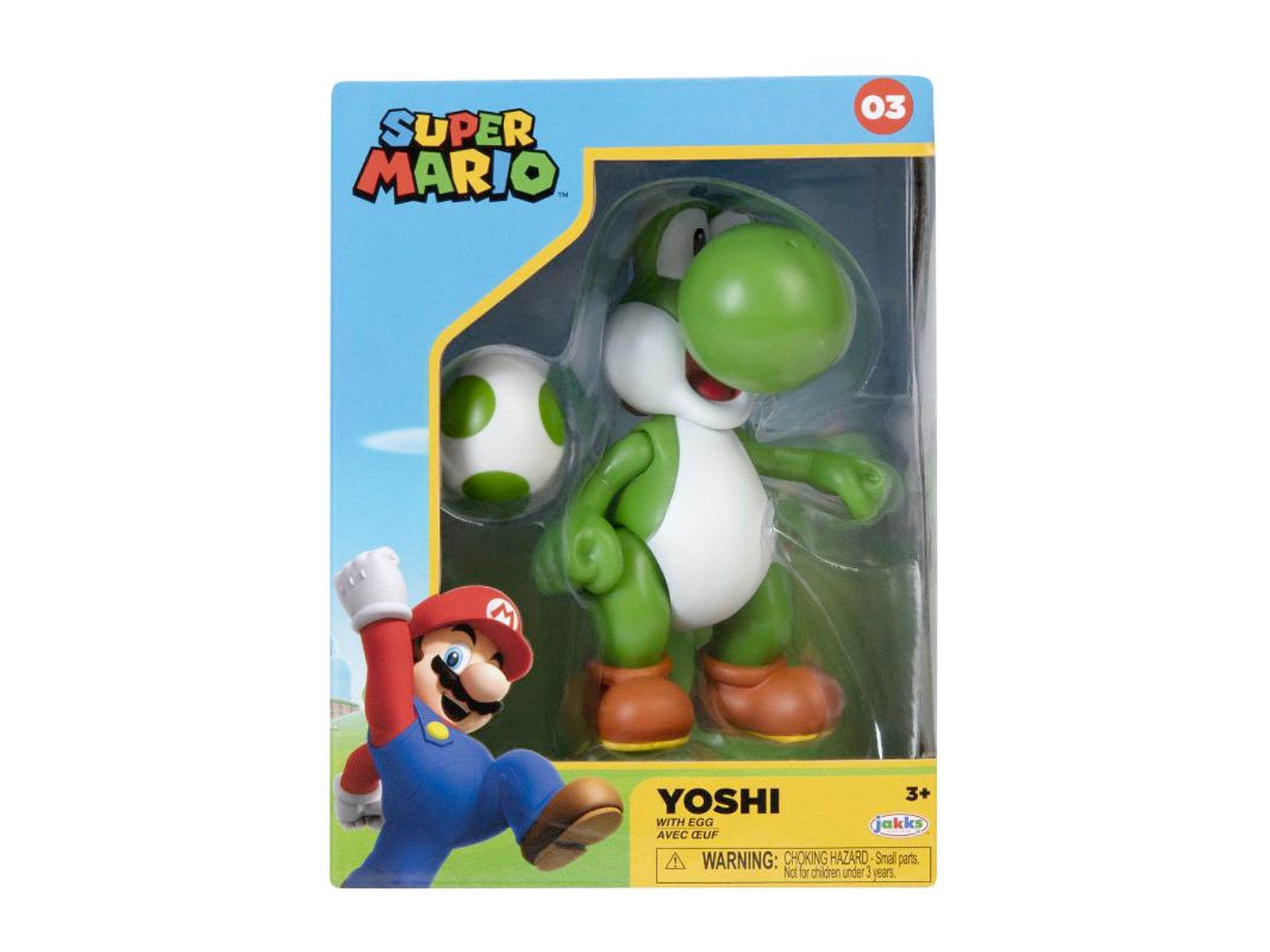 Nintendo Actionfigur Nintendo Super Mario Figur Yoshi in Sammlerbox, 10 cm, (2-tlg)