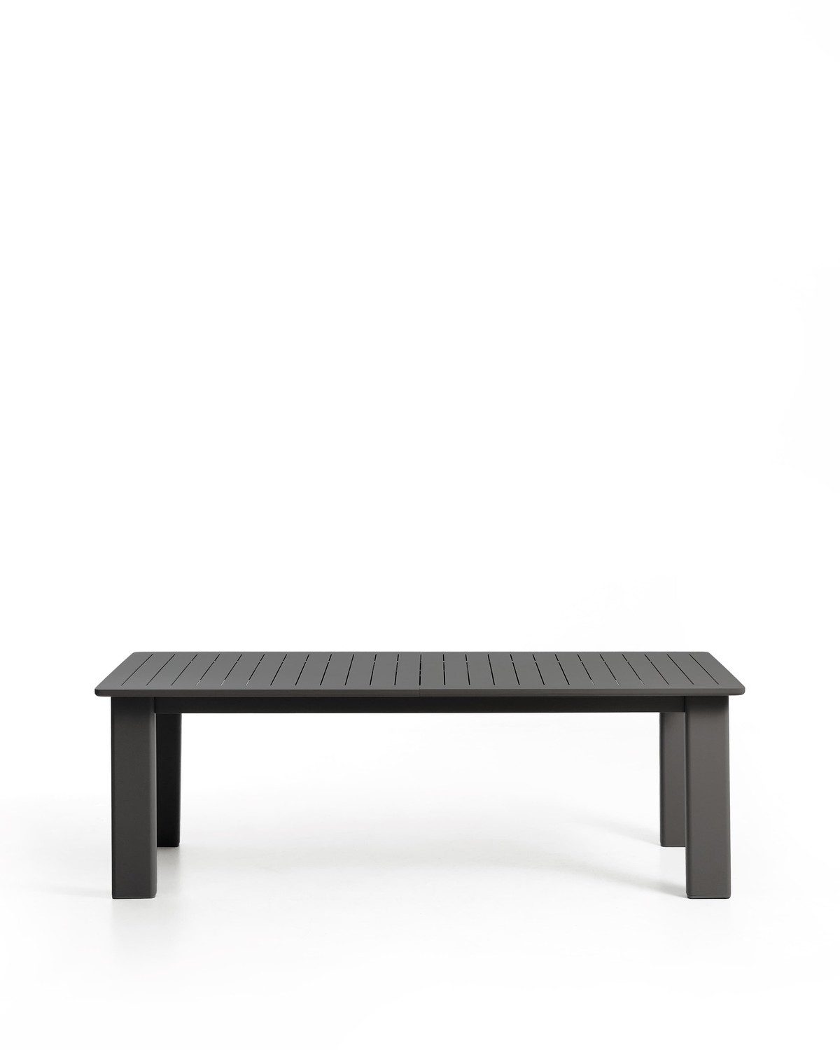 Natur24 Gartentisch Livorno Ausziehtisch 233/350 x 76 x 100 cm Aluminium Graphitgrau