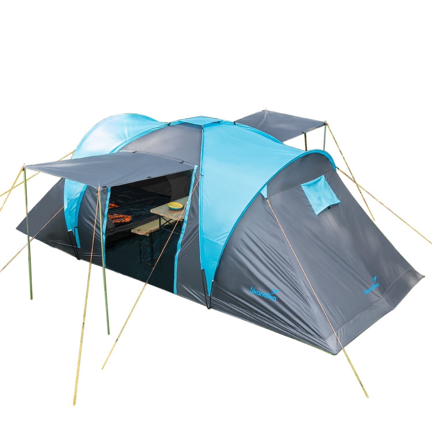 Kuppelzelt Hammerfest 4, Campingzelt, Familienzelt, 2 m Stehhöhe