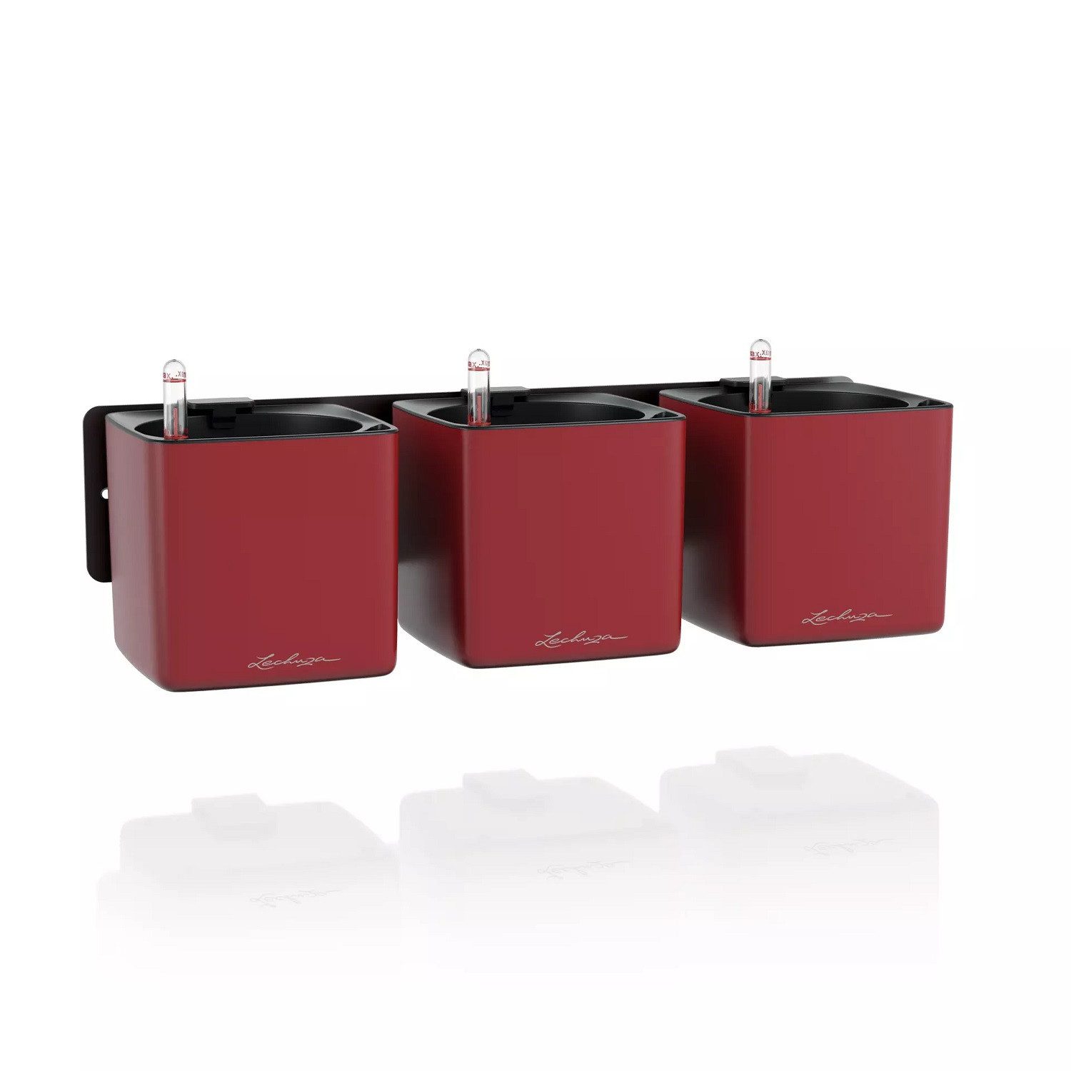 Lechuza® Kräutertopf Green Wall Home Kit, 3x Cube Premium 14, Kompletts