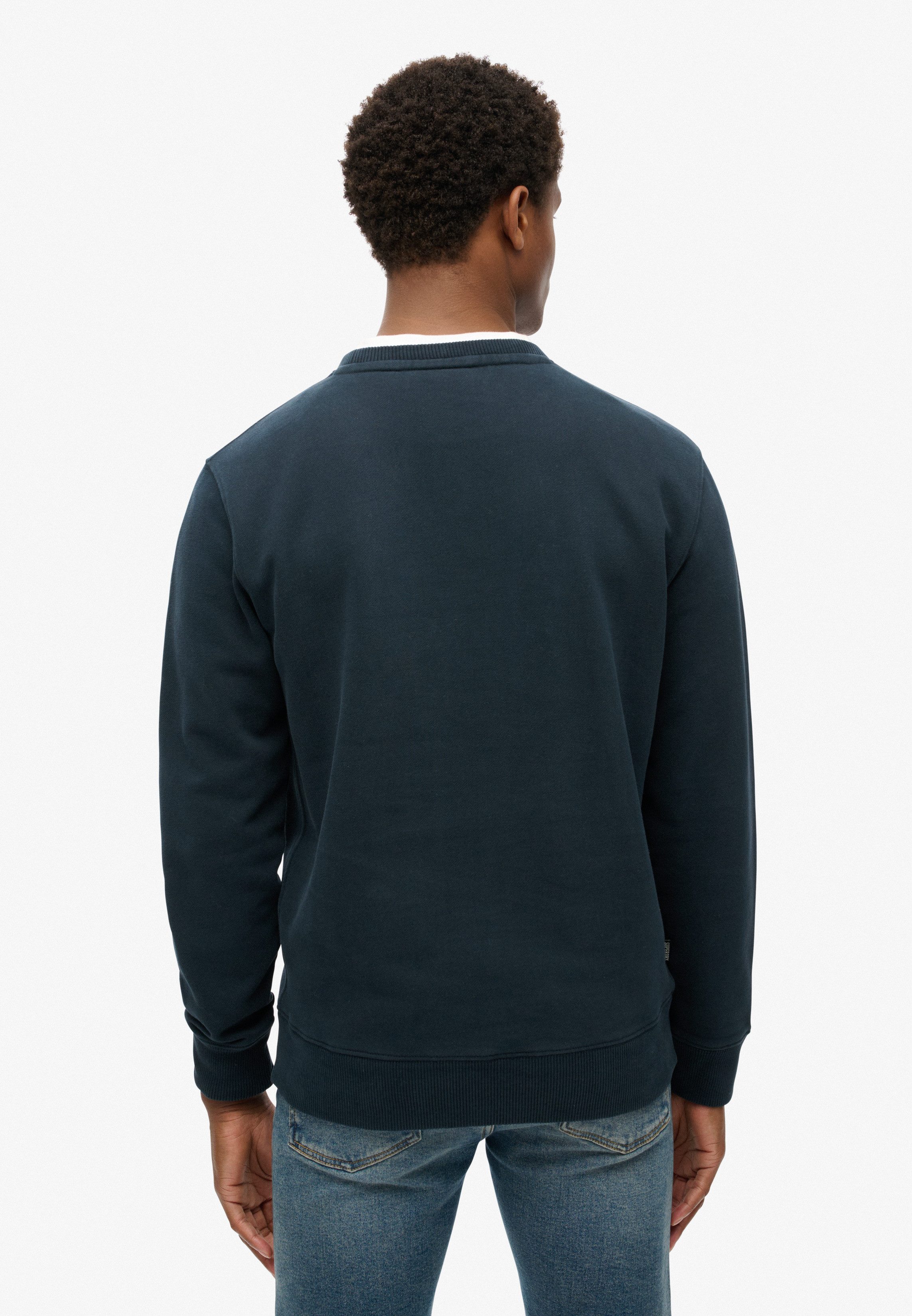 Superdry Sweatshirt ESSENTIAL LOGO CREW SWEATSHIRT Baumwollmischung, loose günstig online kaufen