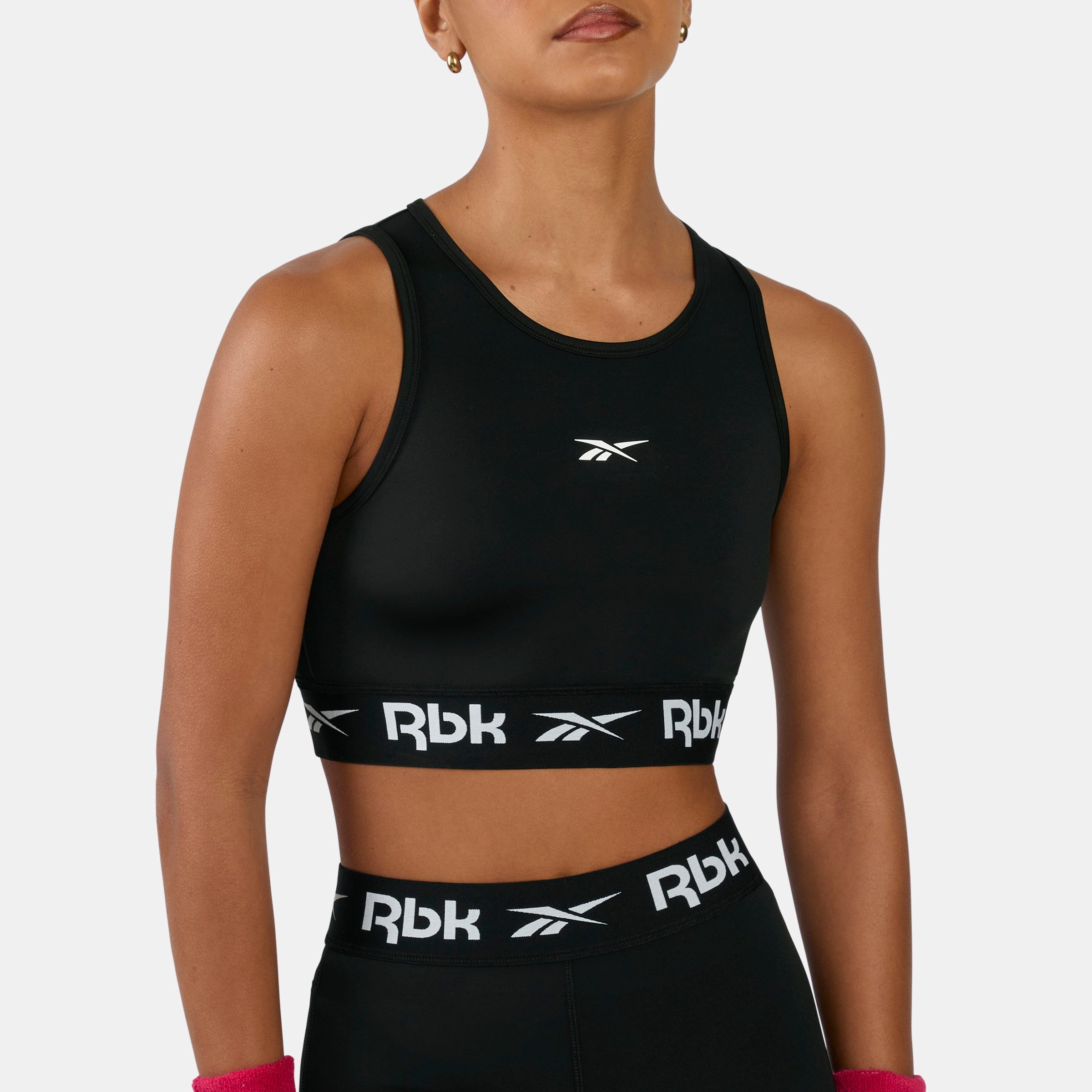 Reebok Sport-BH ID TRAIN CUTOUT BRALETTE für vielseitige Sportmode, sportlicher Stil, komfortabler Halt