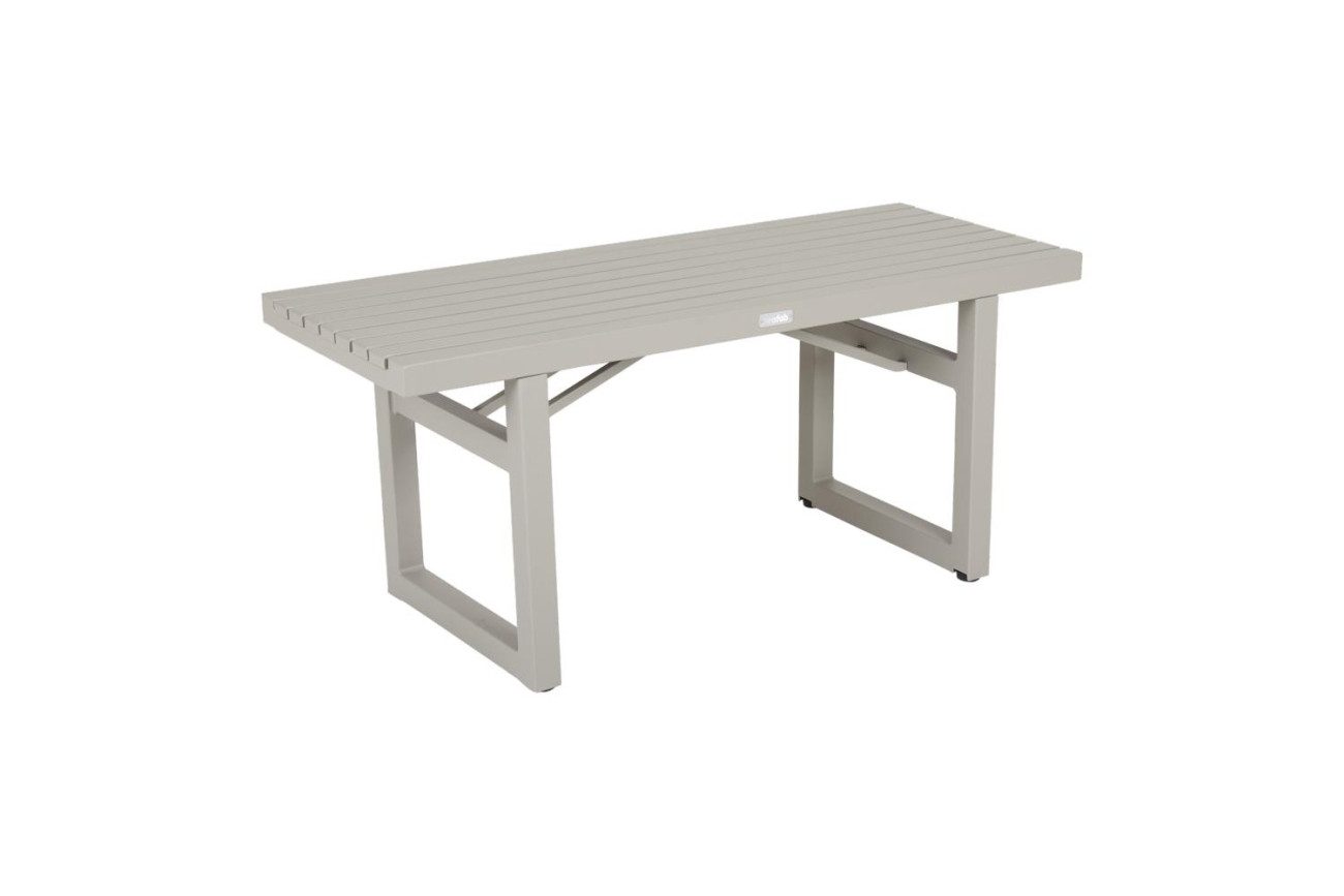Brafab Gartenbank Vevi aus Aluminium 105 cm, Beige