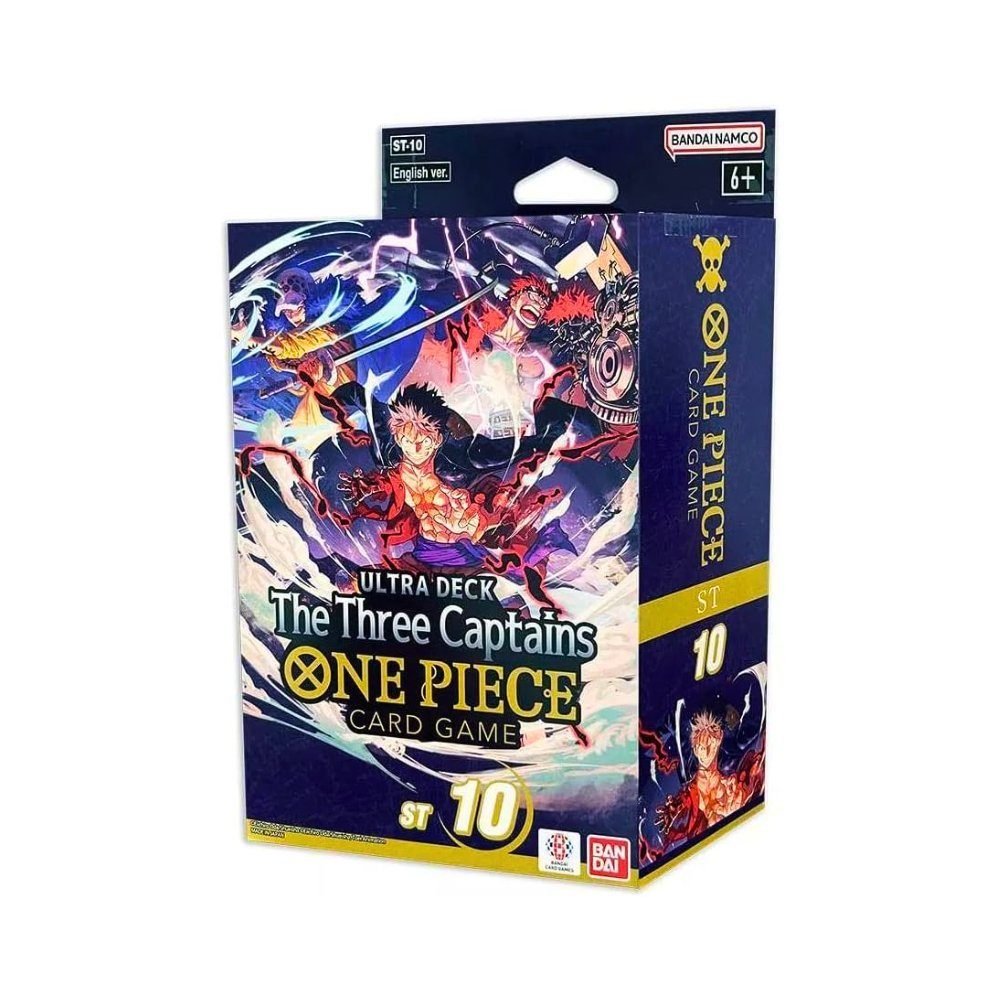 Bandai Sammelkarte One Piece Card Game - The Three Captains - Ultra Deck ST10, englische Sprachausgabe