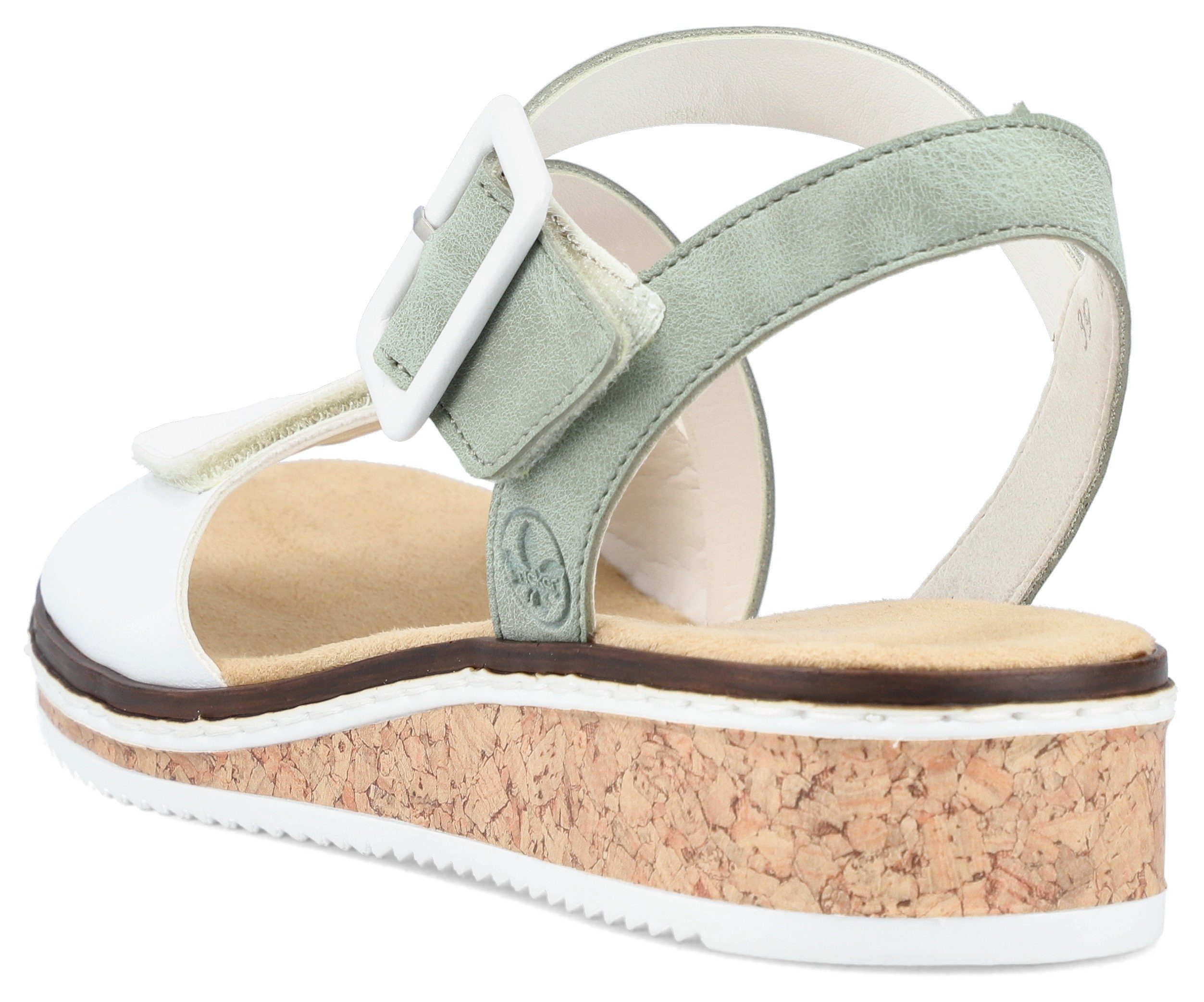 Rieker Riemchensandale, Sommerschuh, Sandalette, Keilabsatz, mit günstig online kaufen