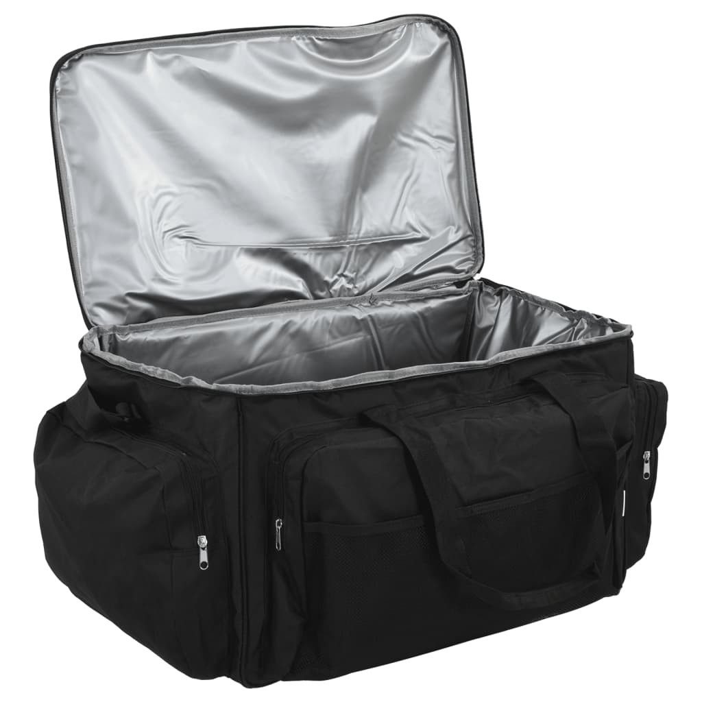 vidaXL Angelkoffer Angeltasche Wasserdicht Schwarz Oxford-Gewebe