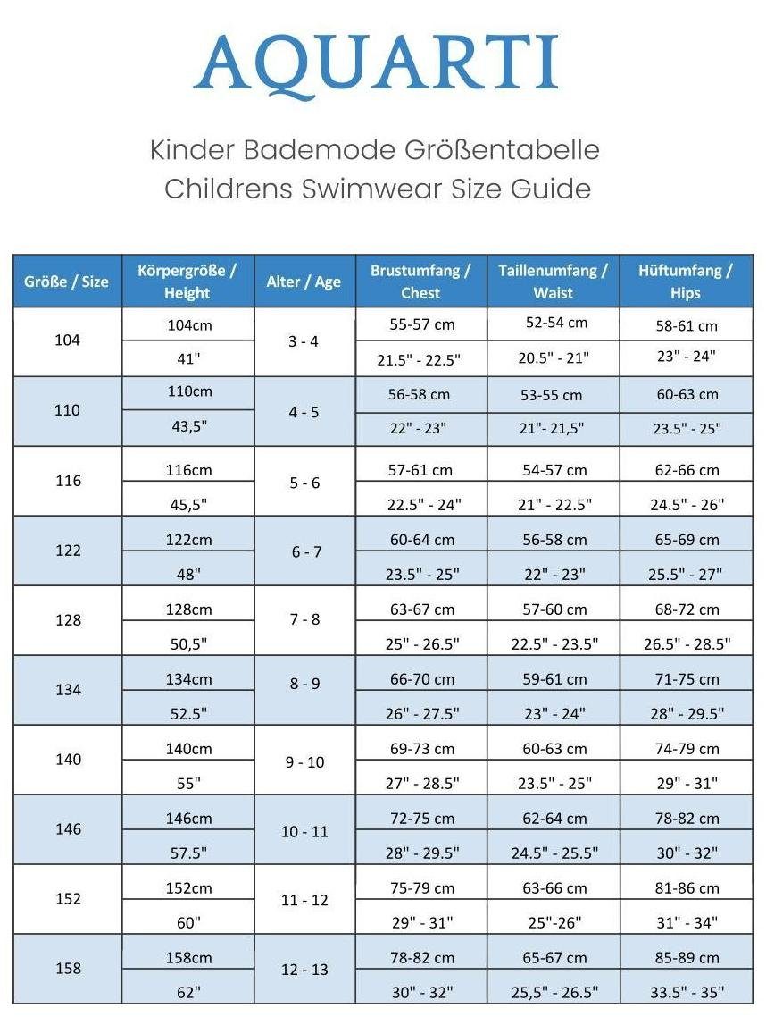 Meerjungfrau Türkis Mädchen Blau Aquarti Badeanzug Ringerrücken mit Print Badeanzug / Aquarti