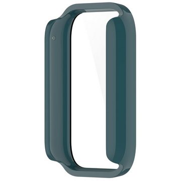 Wigento Smartwatch-Hülle Für Xiaomi Mi Band 8 Pro Kunststoff Watch Hülle + H9 Schutzglas Grün