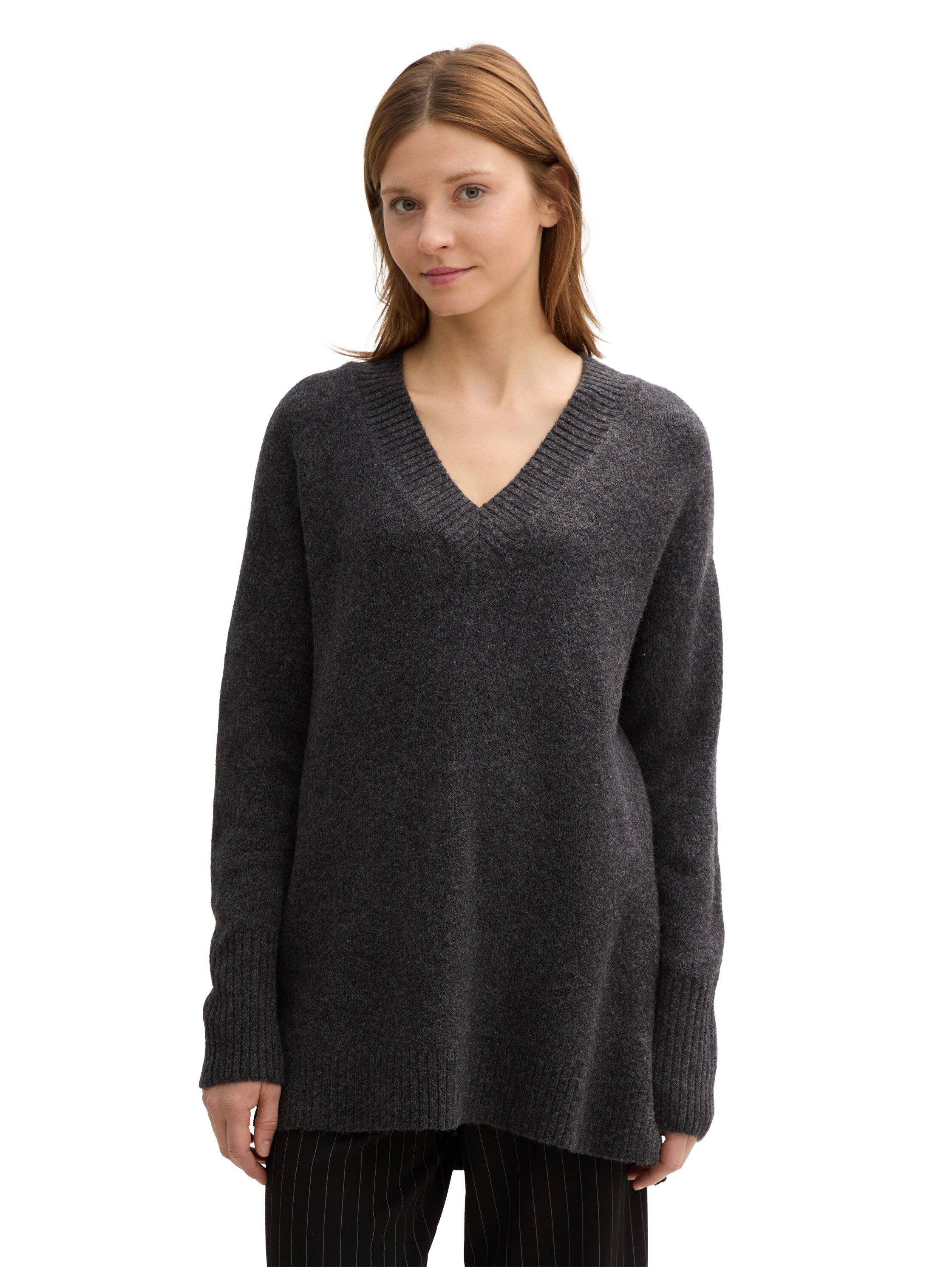 TOM TAILOR Denim Longpullover in Melange günstig online kaufen