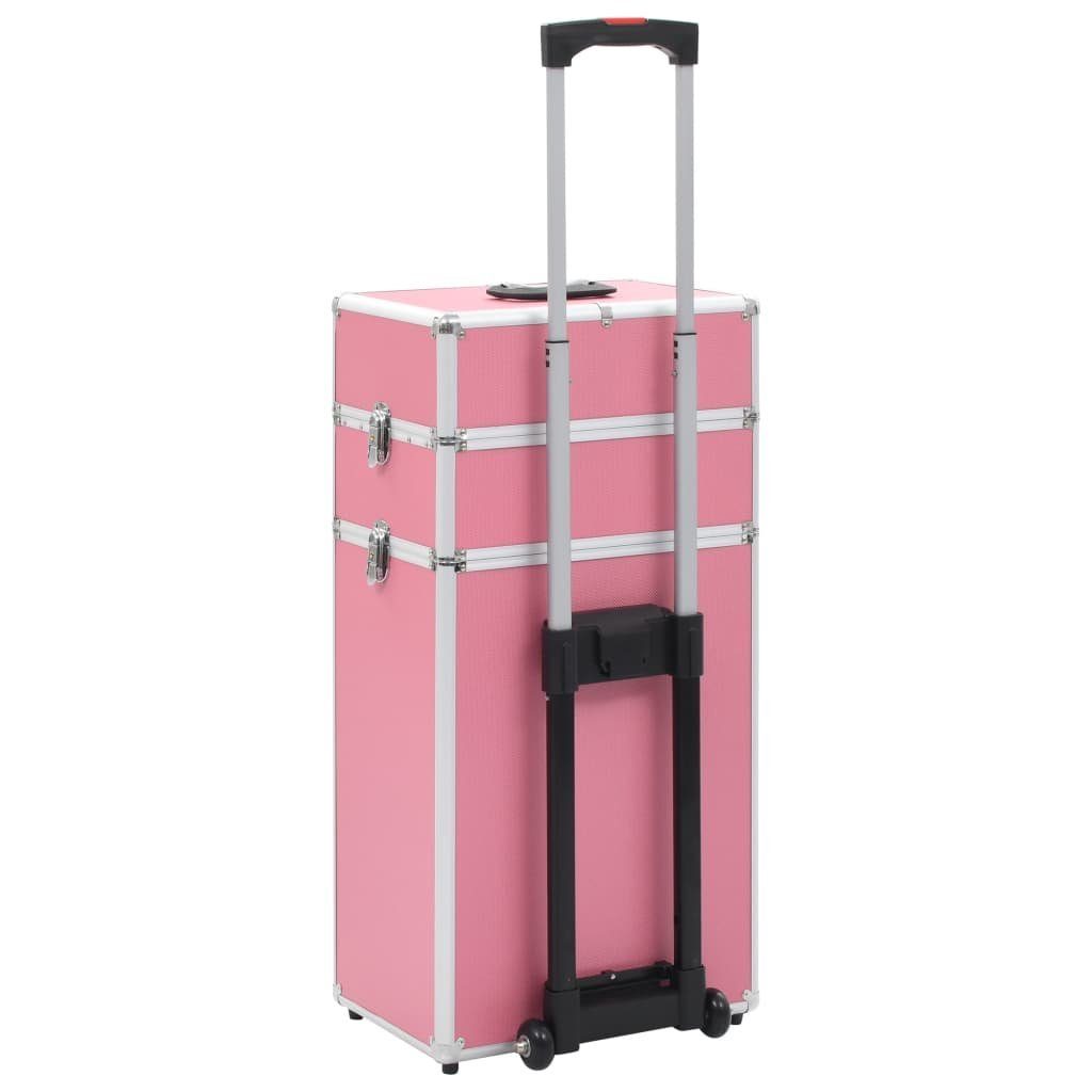 Kosmetikkoffer Aluminium vidaXL Rosa Kosmetik-Koffer
