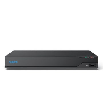Reolink NVS16 - 16-Kanal PoE NVR für 24/7-Aufnahmen Netzwerk-Videorecorder (unterstützt max. 16MP, eingebaute 4TB HDD, max. 12TB Speichergröße)