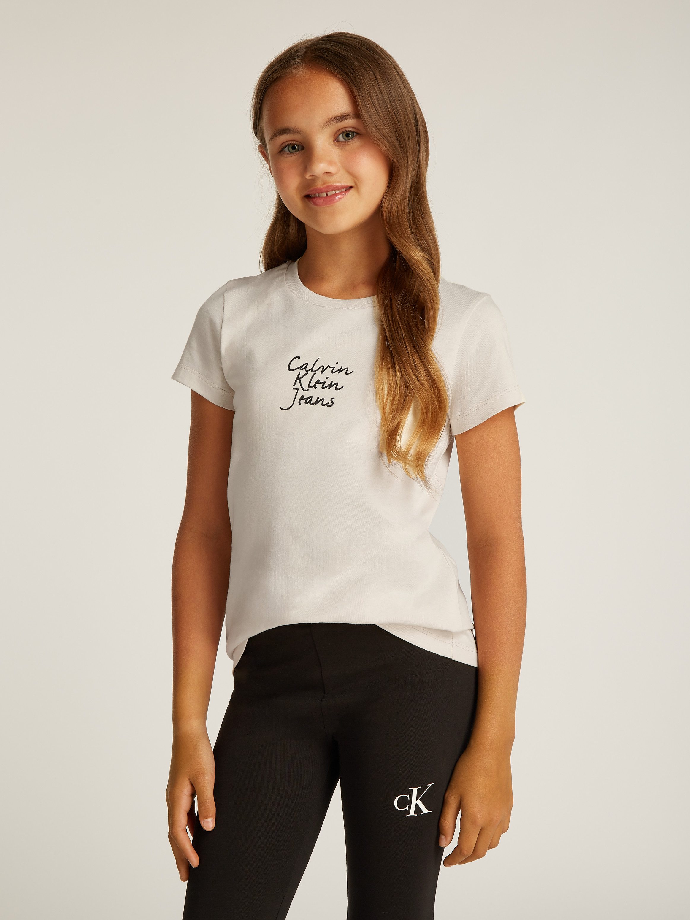 Calvin Klein Jeans Rundhalsshirt HANDWRITING LOGO günstig online kaufen