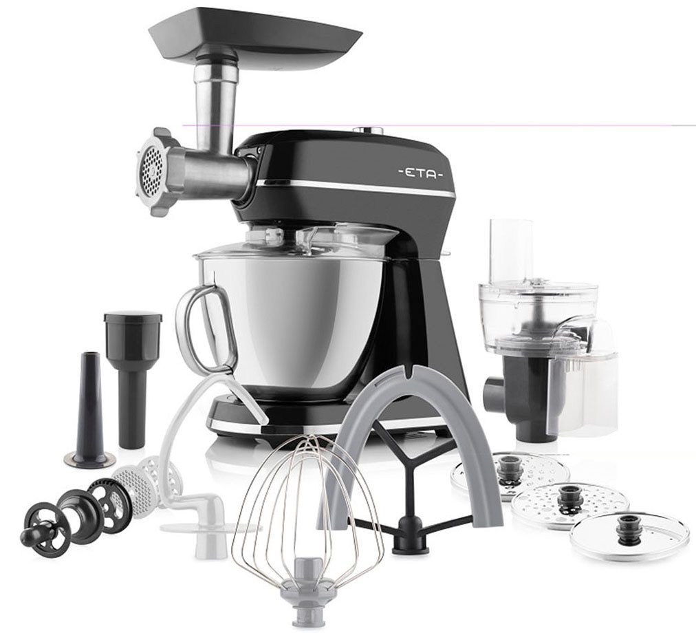 eta Küchenmaschine Gratus Storio II, 1200 W, 5 l Schüssel, schwarz