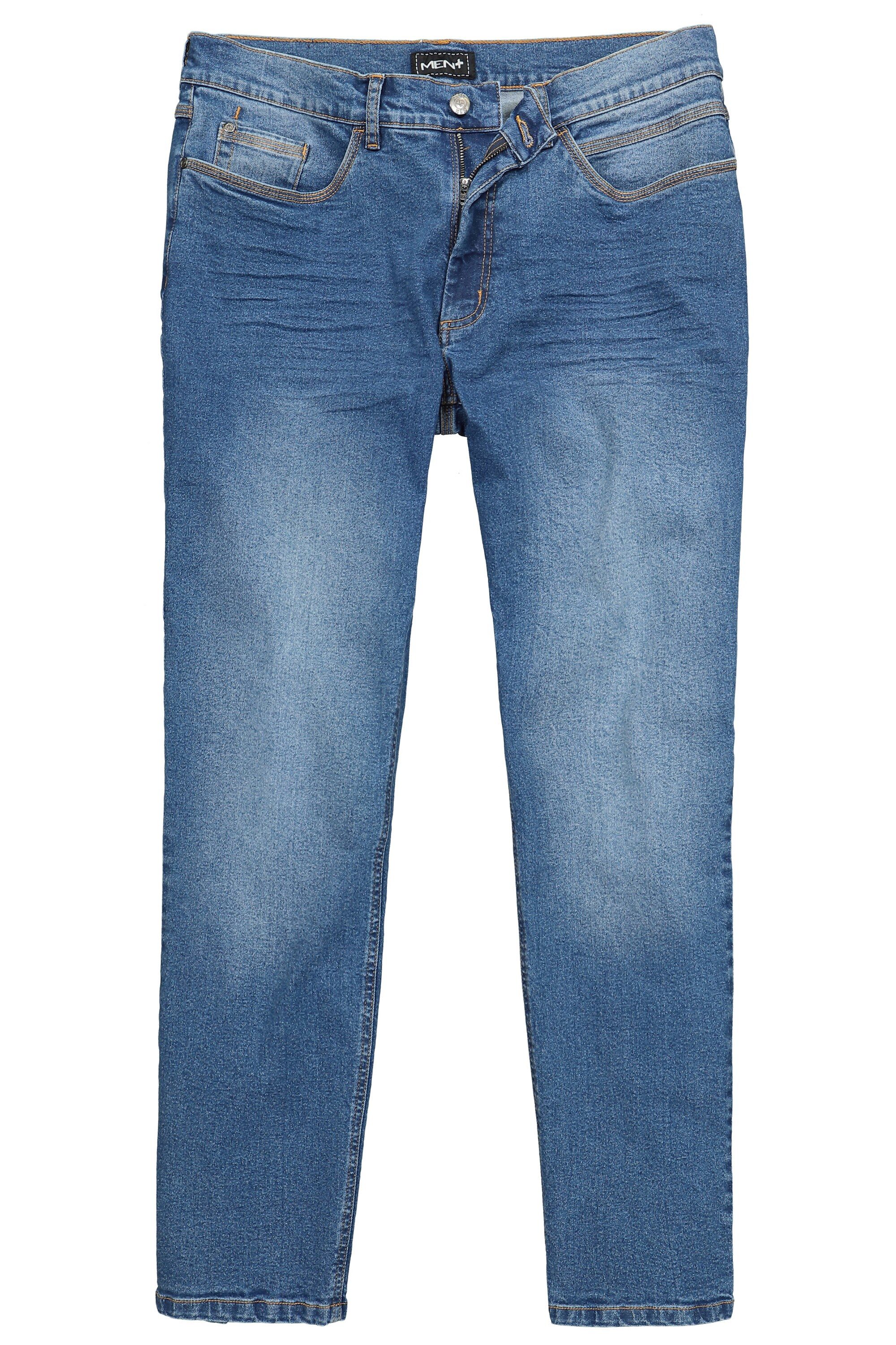 Men Plus 5-Pocket-Jeans Jeans 5-Pocket Tapered Loose Fit günstig online kaufen