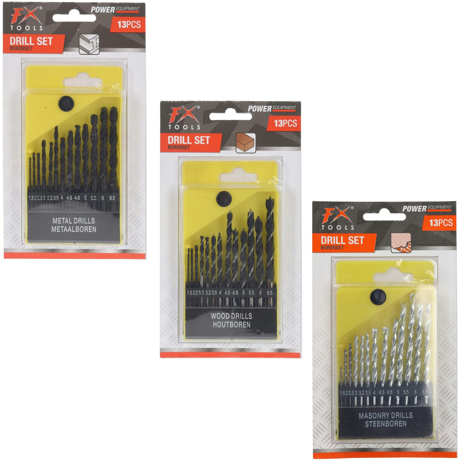 Koopman Bohrersatz Metallbohrer Steinbohrer Holzbohrer Bohreraufsatz Bohrer günstig online kaufen