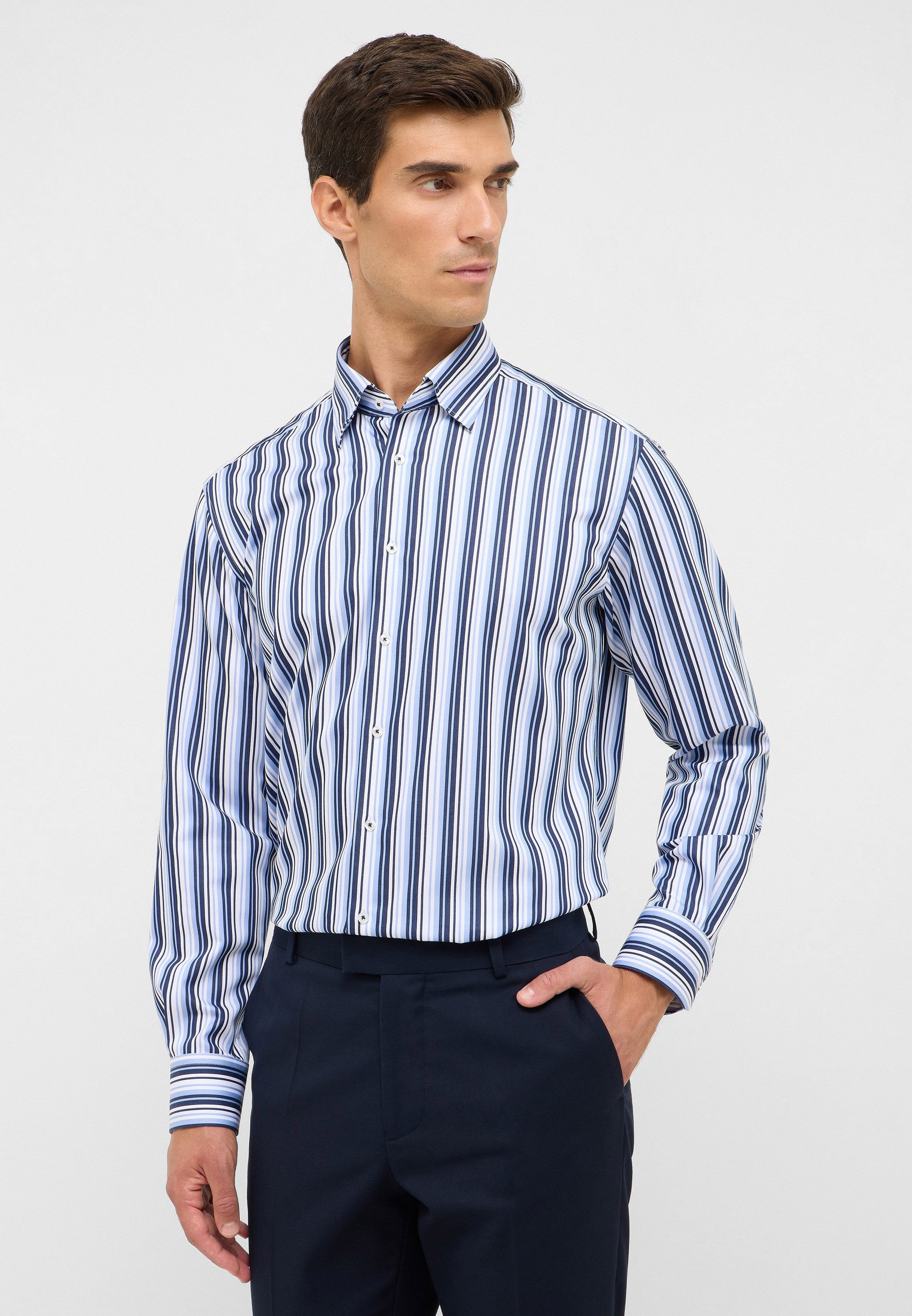 Eterna Langarmhemd MODERN FIT NON IRON (bügelfrei) günstig online kaufen
