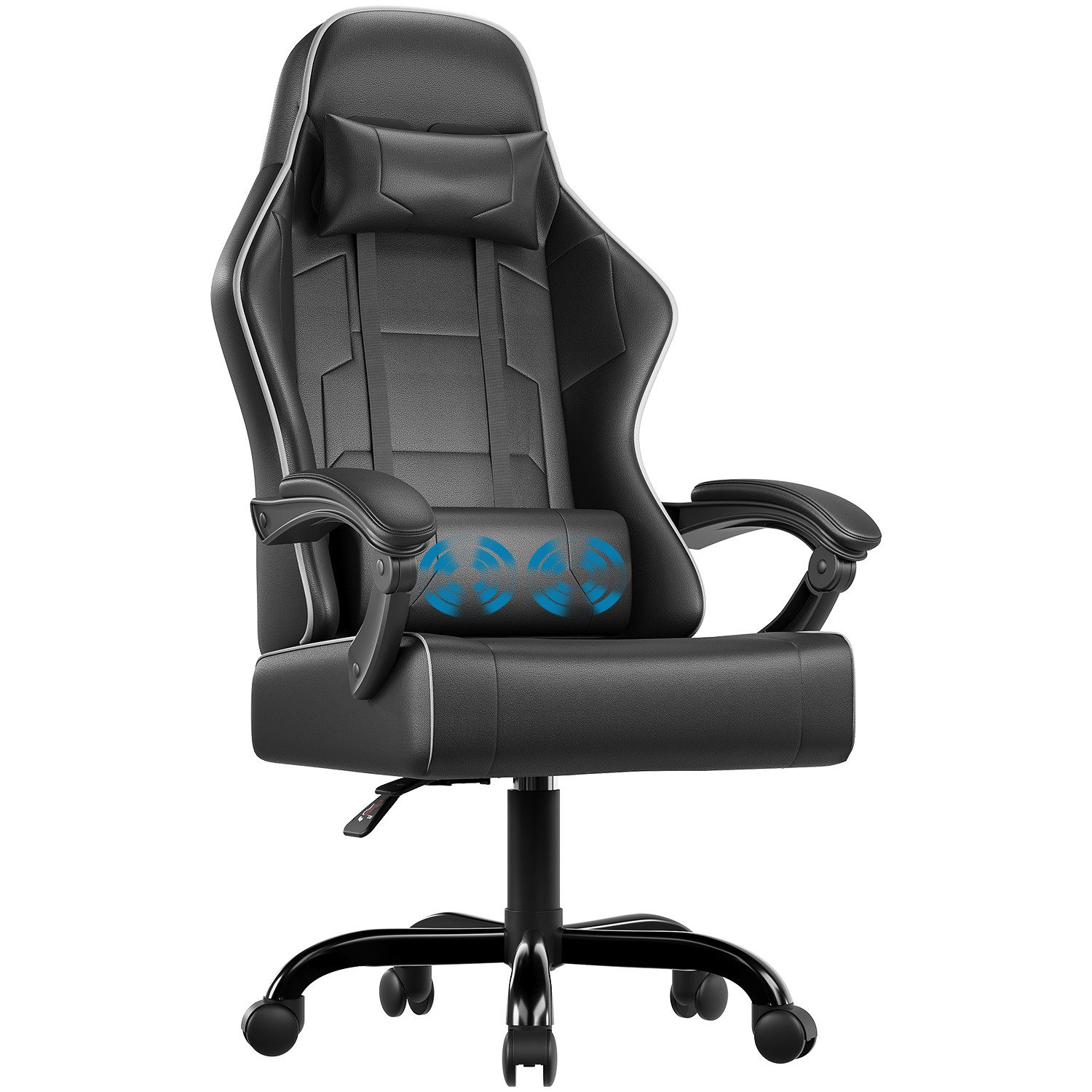 HOMALL Gaming-Stuhl Bürostuhl mit Massagefunktion, Fußstütze, günstig online kaufen