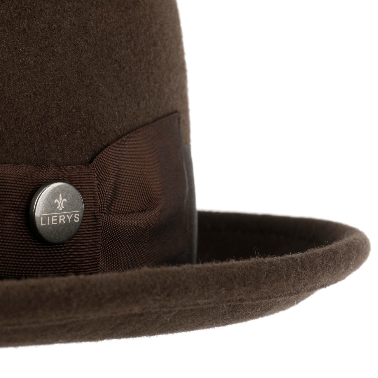Lierys Fedora (1-St) Fedora mit Ripsband, Made in Italy