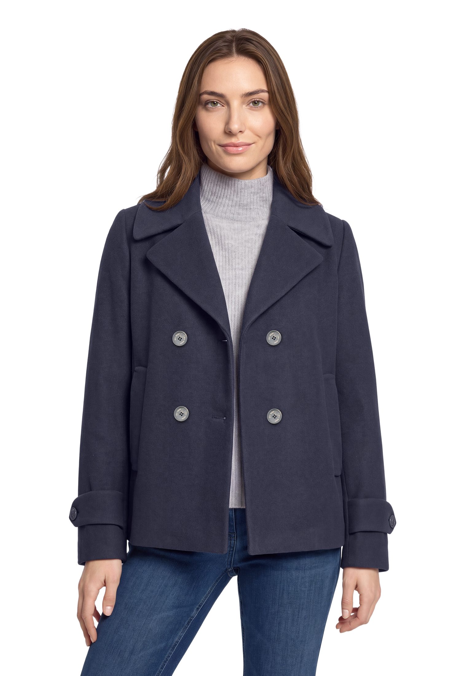 Gil Bret Walkjacke mit Reverskragen und doppelte Knopfleiste